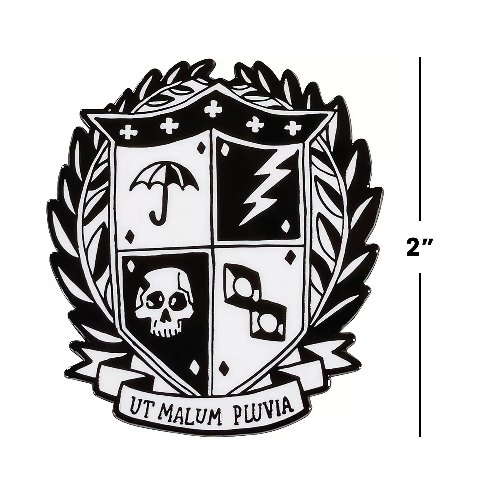 Umbrella Academy School Crest 2 Inch Enamel Magnet - Image 4