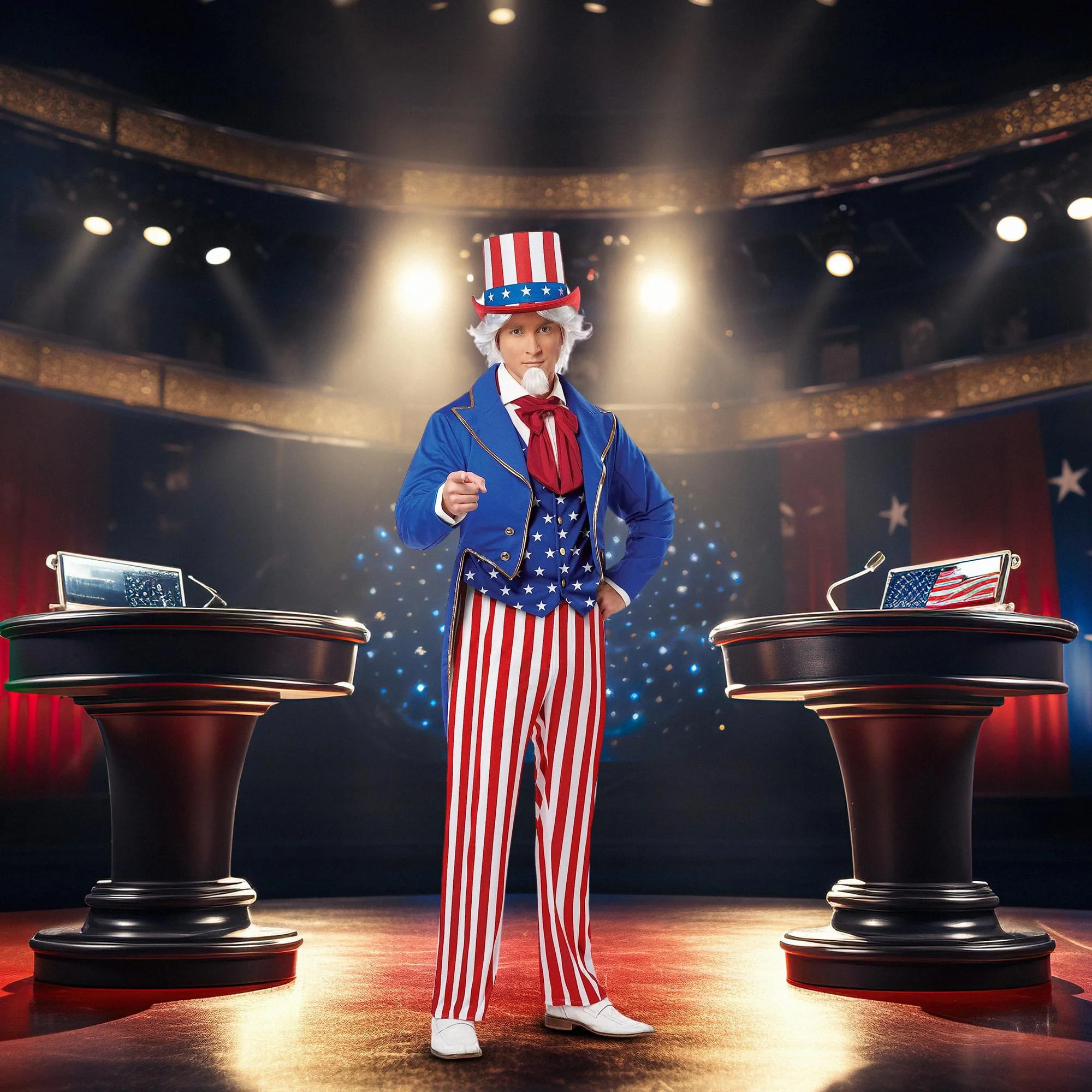 Uncle Sam Adult Costume - Image 5