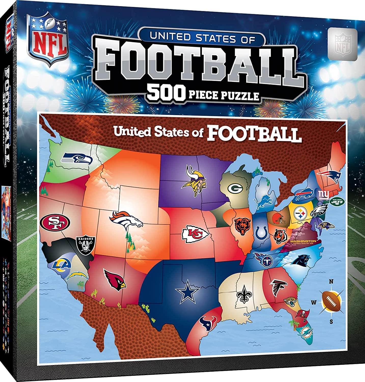United States of Football 500 Piece Jigsaw Puzzle - Image 2