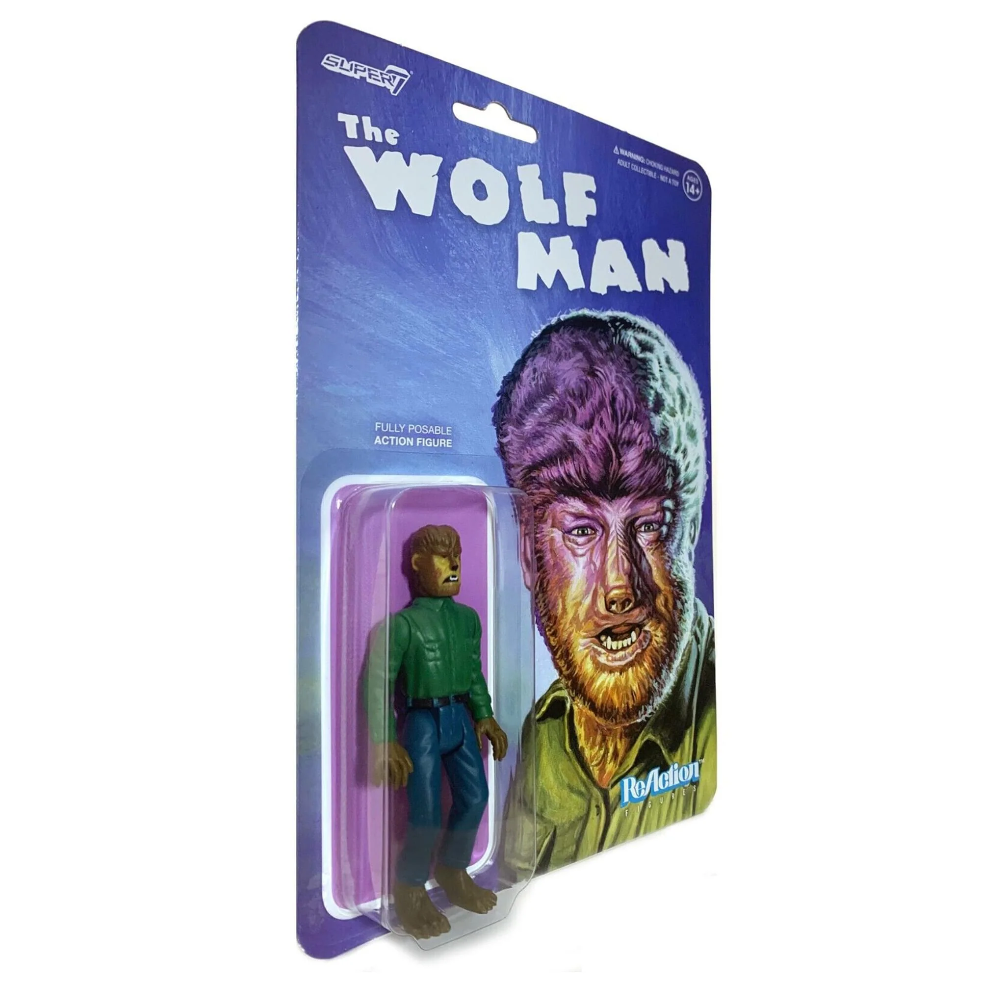 Universal Monsters The Wolf Man 3.75 Inch ReAction Figure - Image 5