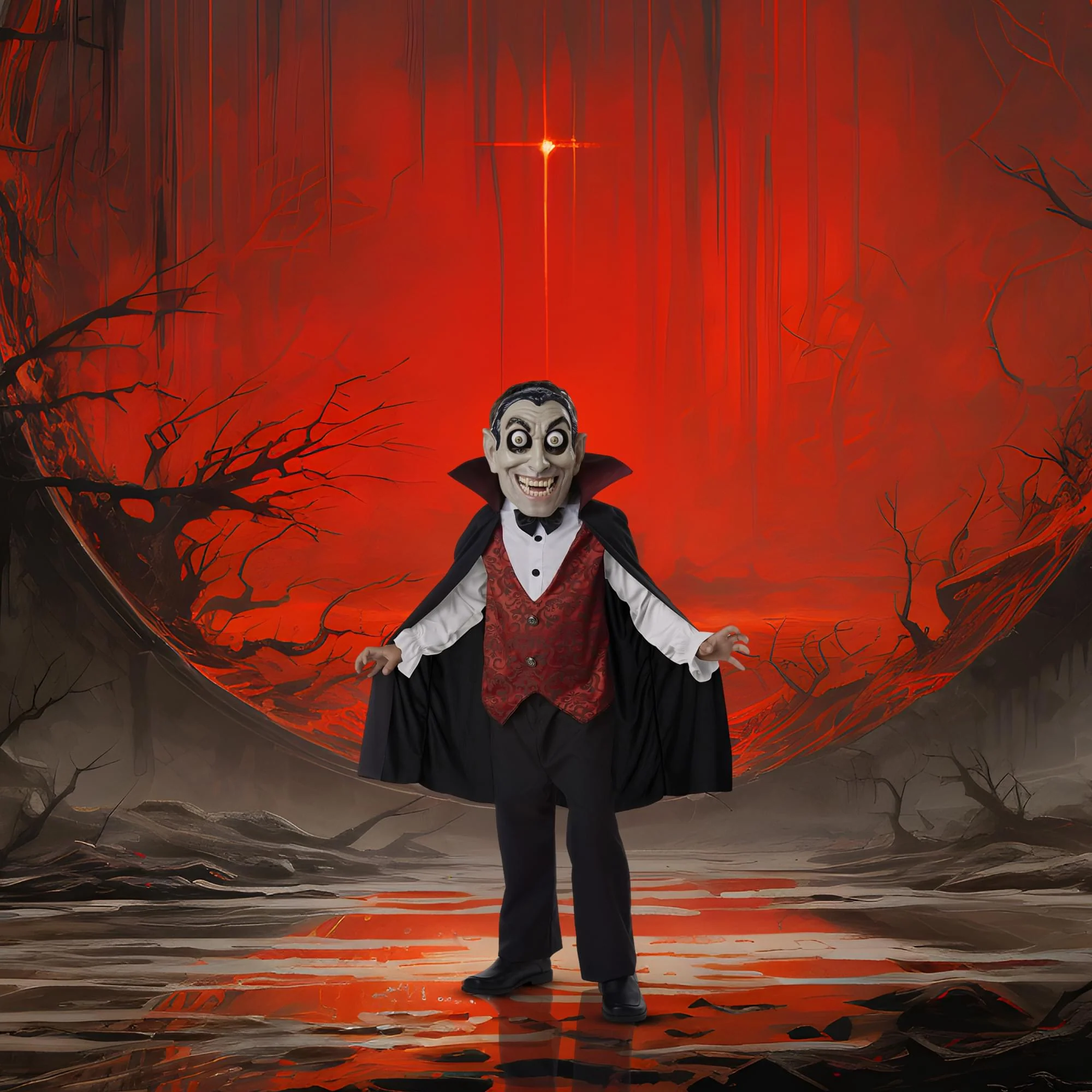 Vampire Googly Eyes Child Costume - Image 14