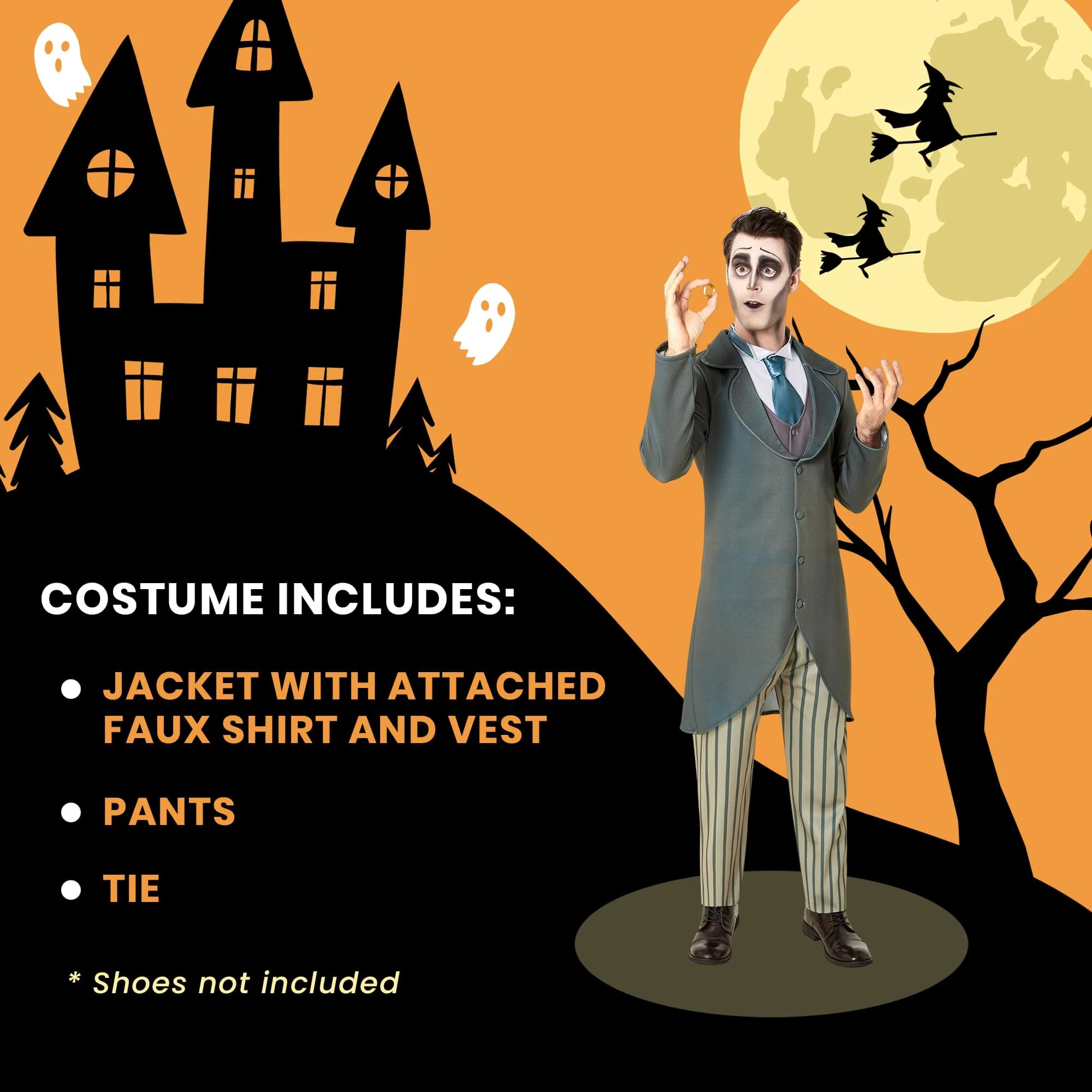 Tim Burton's Corpse Victor Men's Costume - Image 3