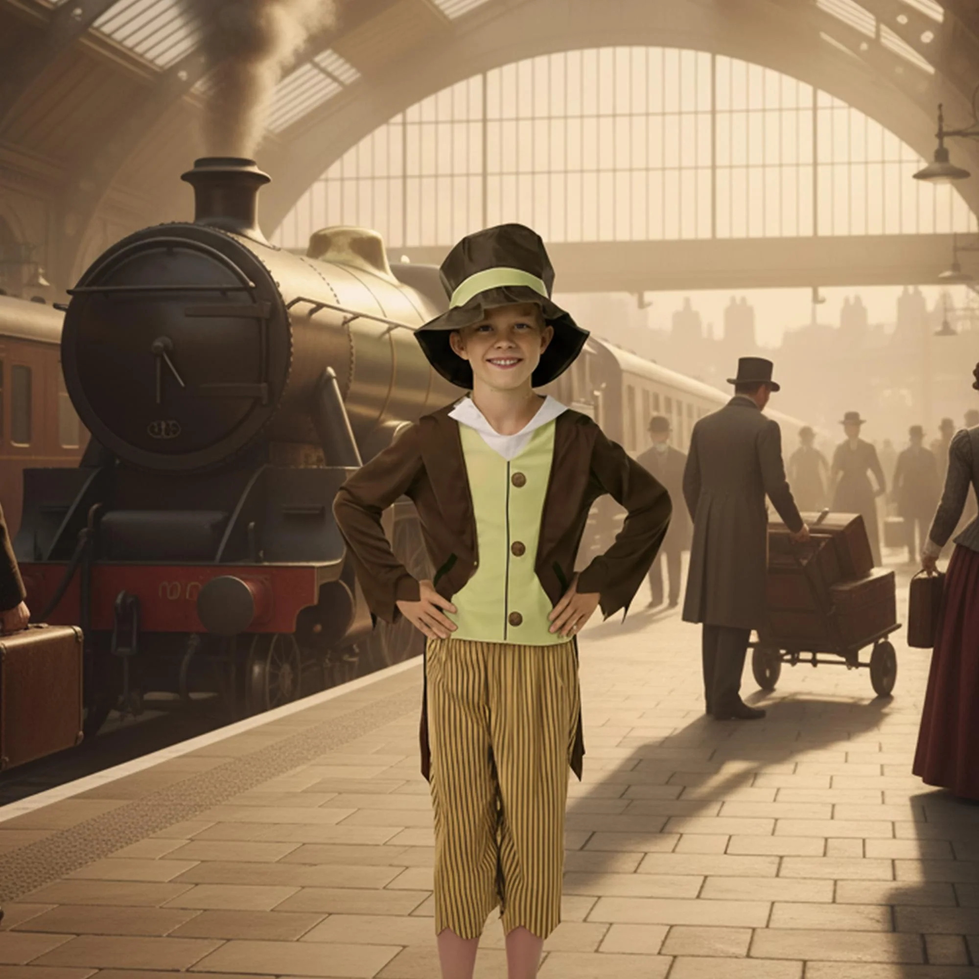 Victorian Pickpocket Child Costume - Image 12