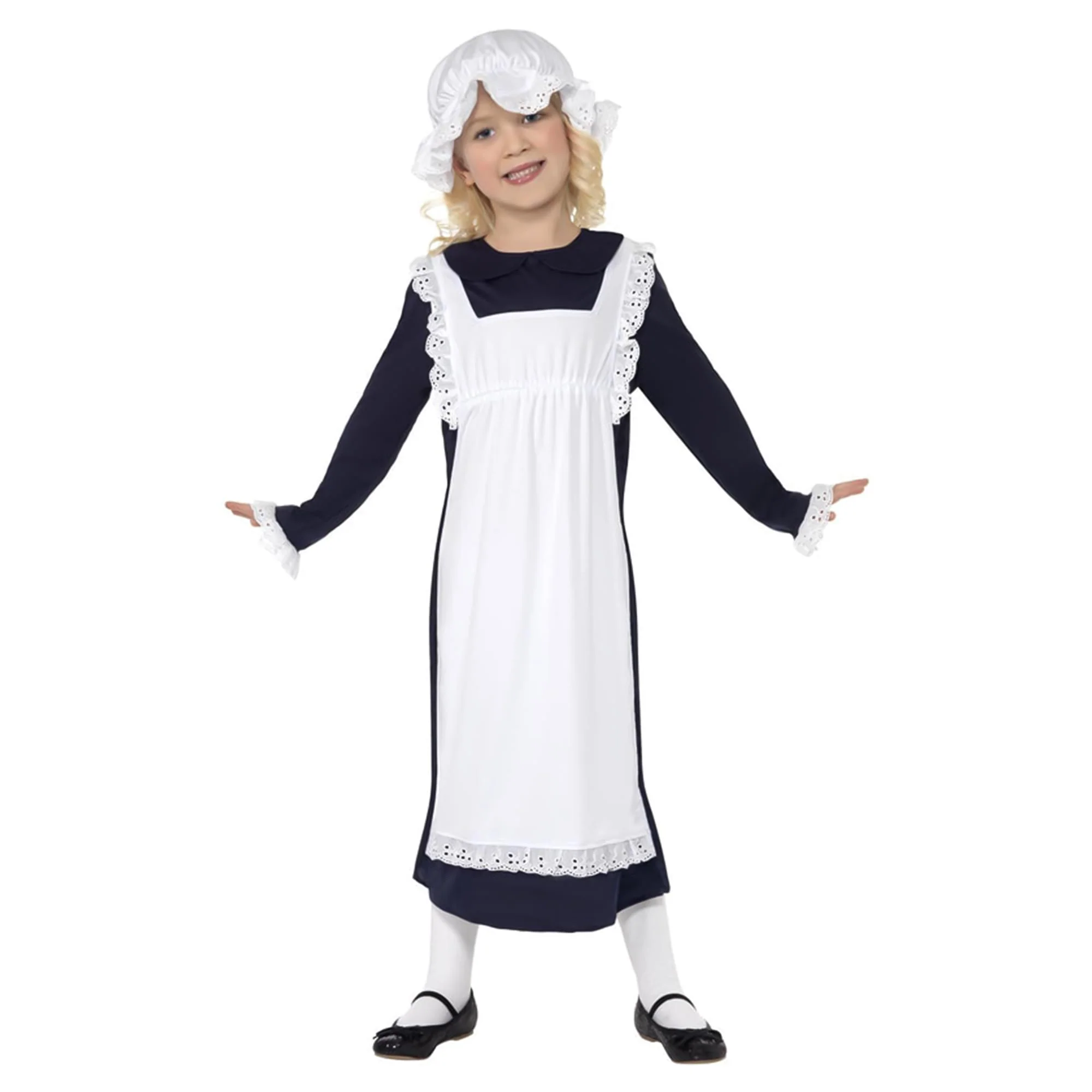 Victorian Poor Girl Maid Child Costume - Image 9