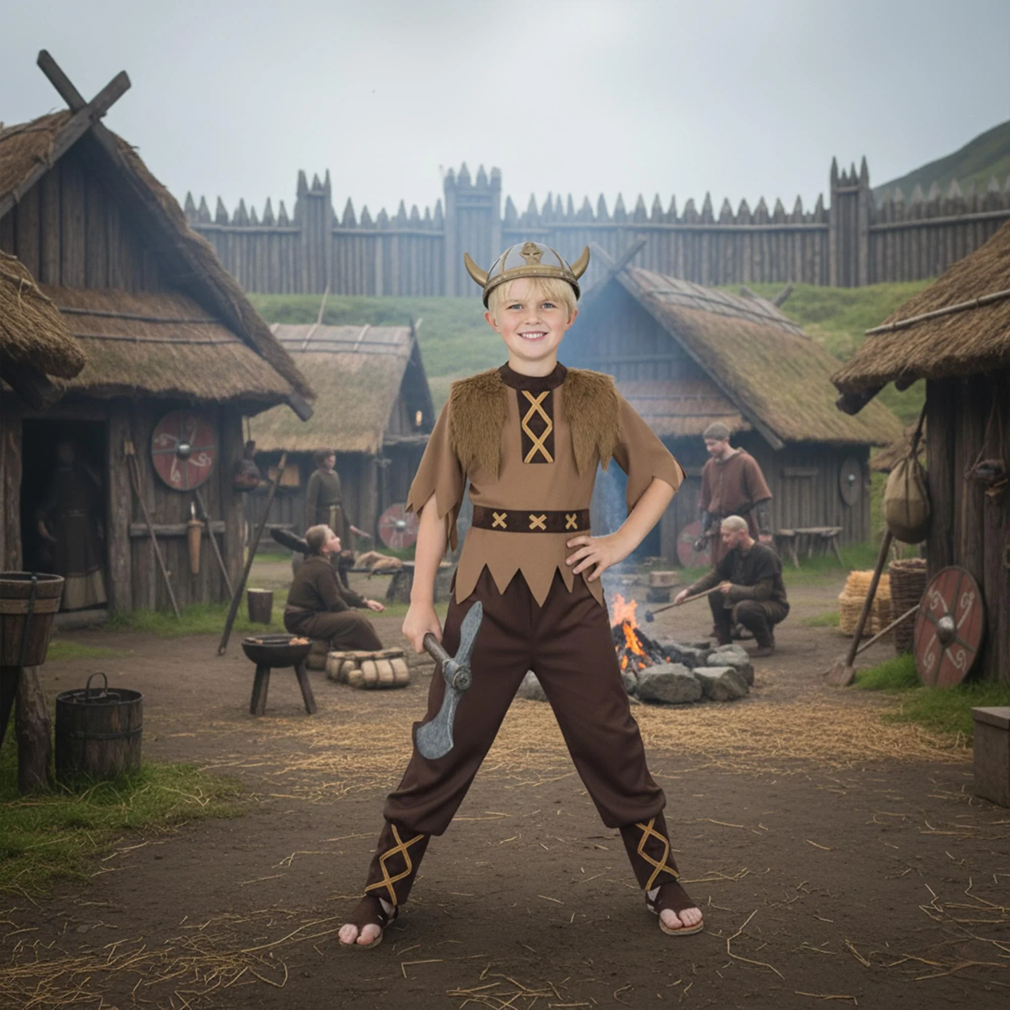 Viking Boy Child Costume - Image 17