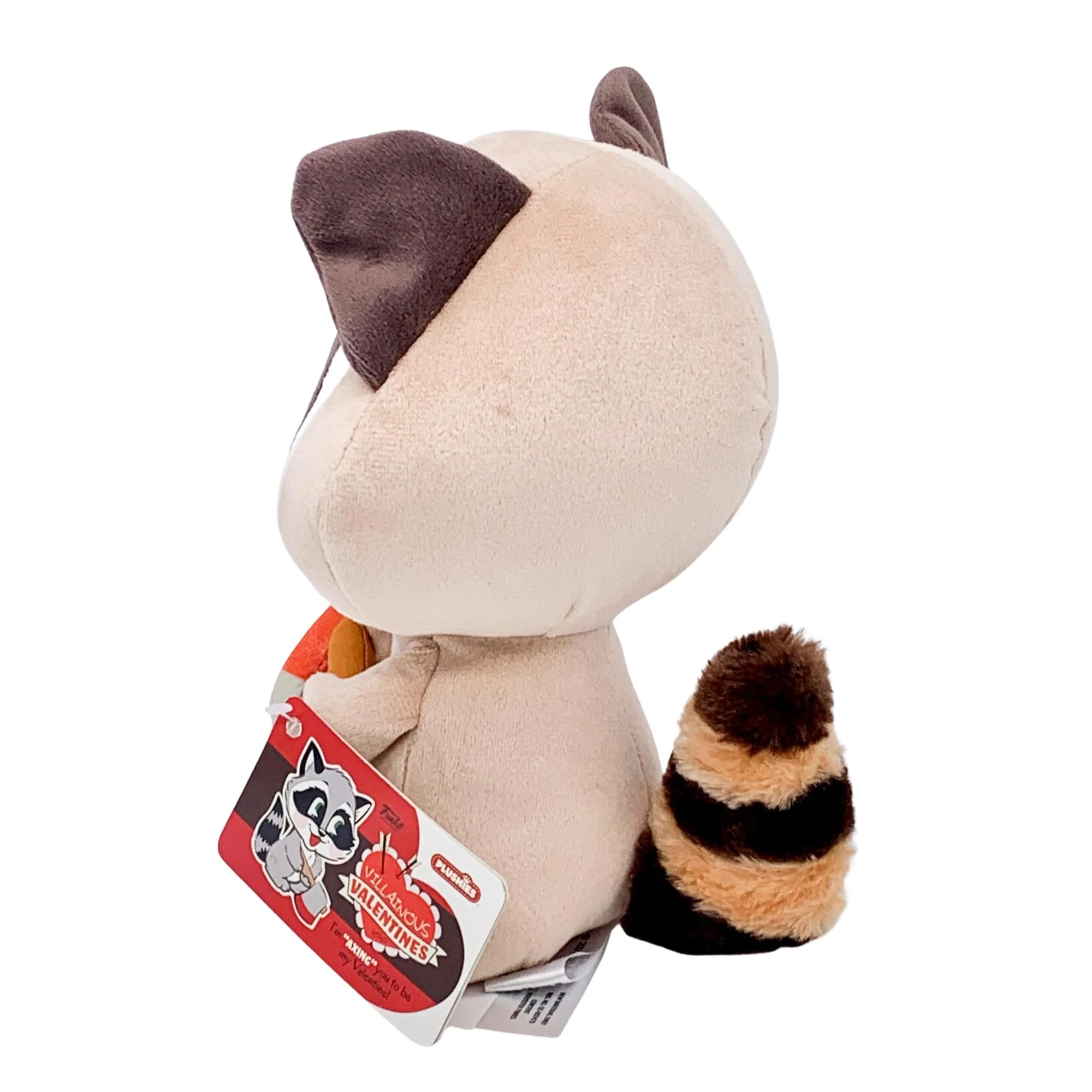 Villainous Valentines 7 Inch Funko Plush | Snookums The Raccoon - Image 4