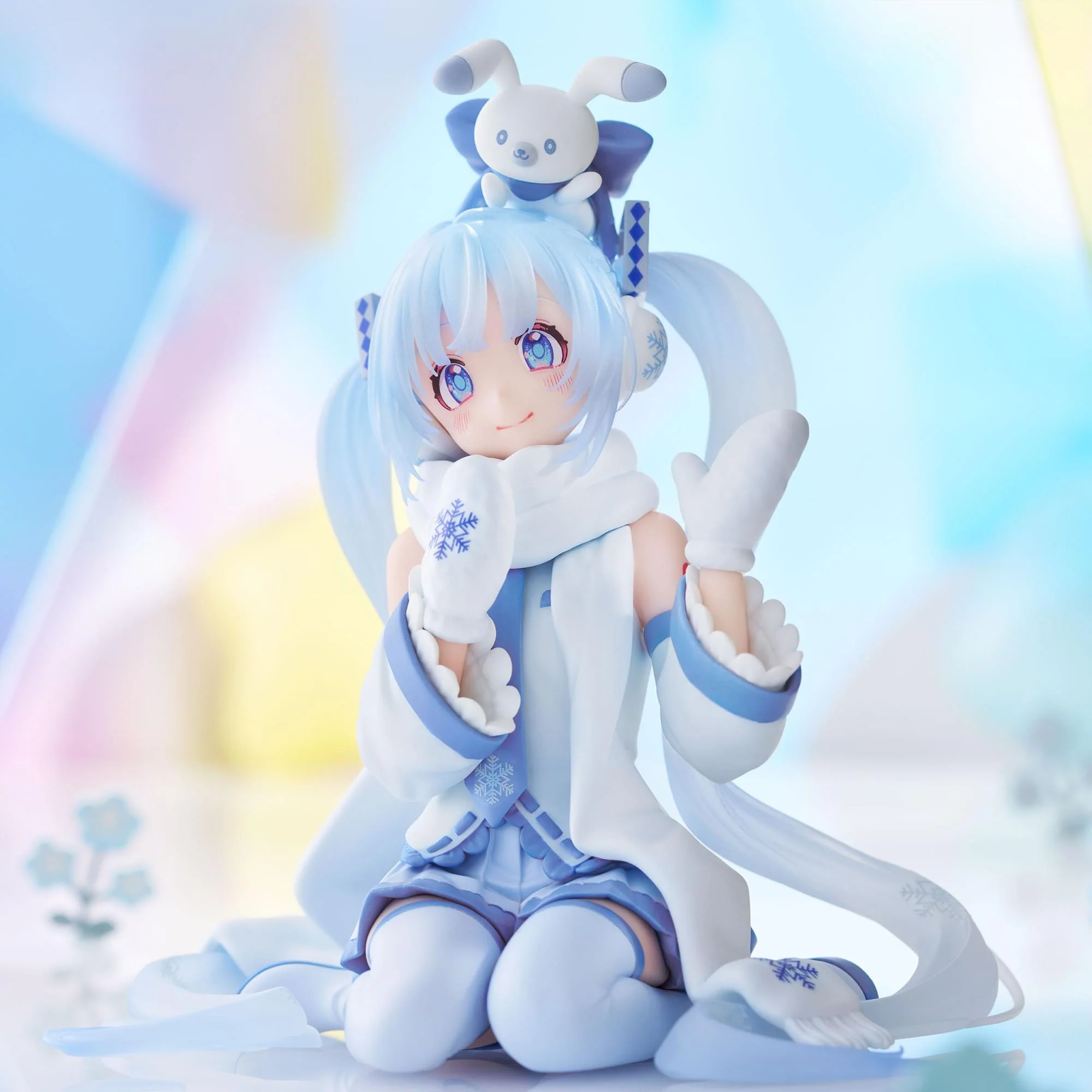 Vocaloid Hatsune Miku Noodle Stopper Figure | Snow Miku Sky Town 10th ver. - Image 6