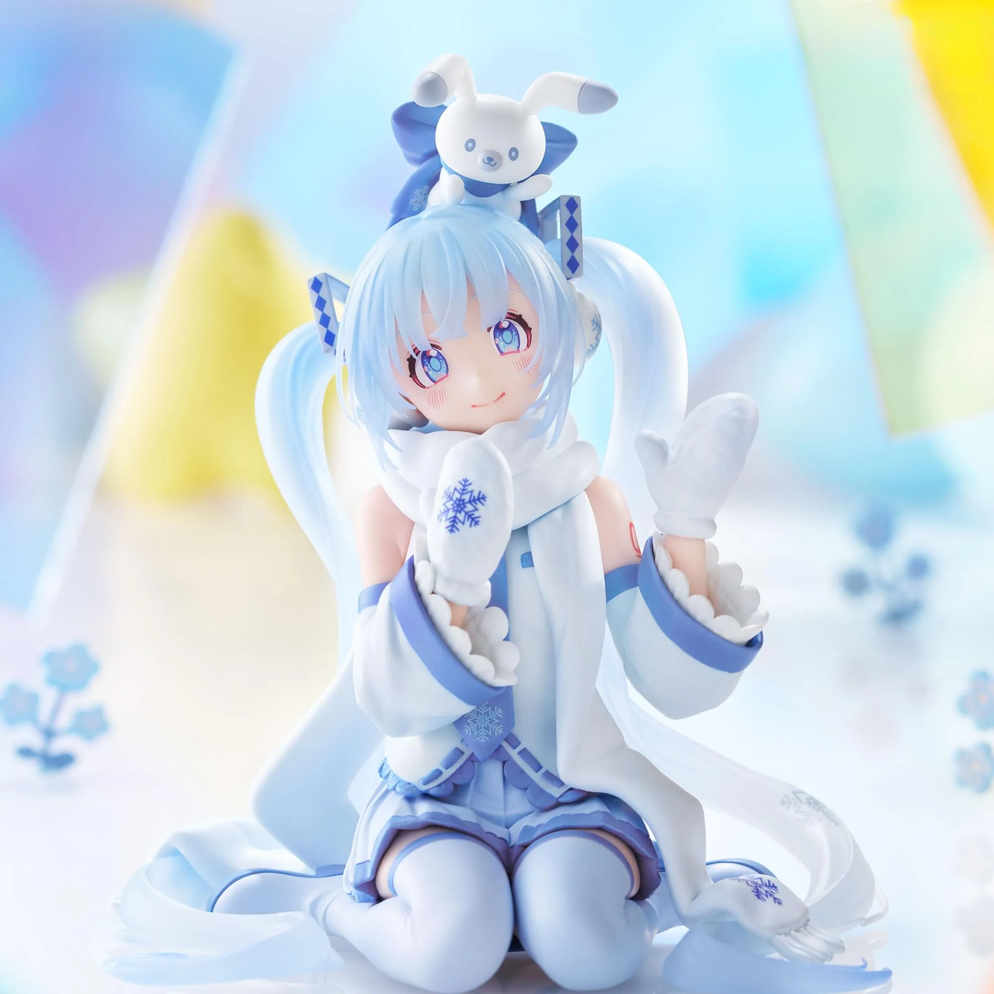 Vocaloid Hatsune Miku Noodle Stopper Figure | Snow Miku Sky Town 10th ver. - Image 7