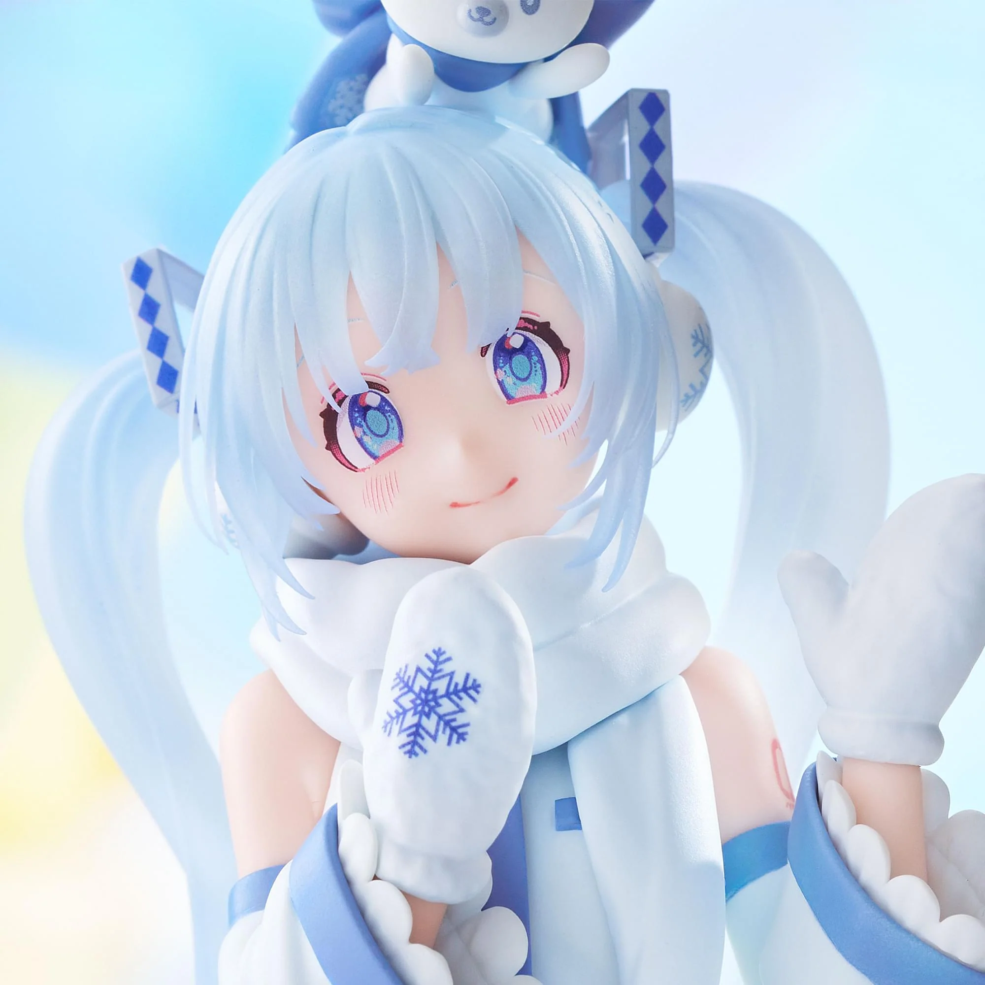 Vocaloid Hatsune Miku Noodle Stopper Figure | Snow Miku Sky Town 10th ver. - Image 8