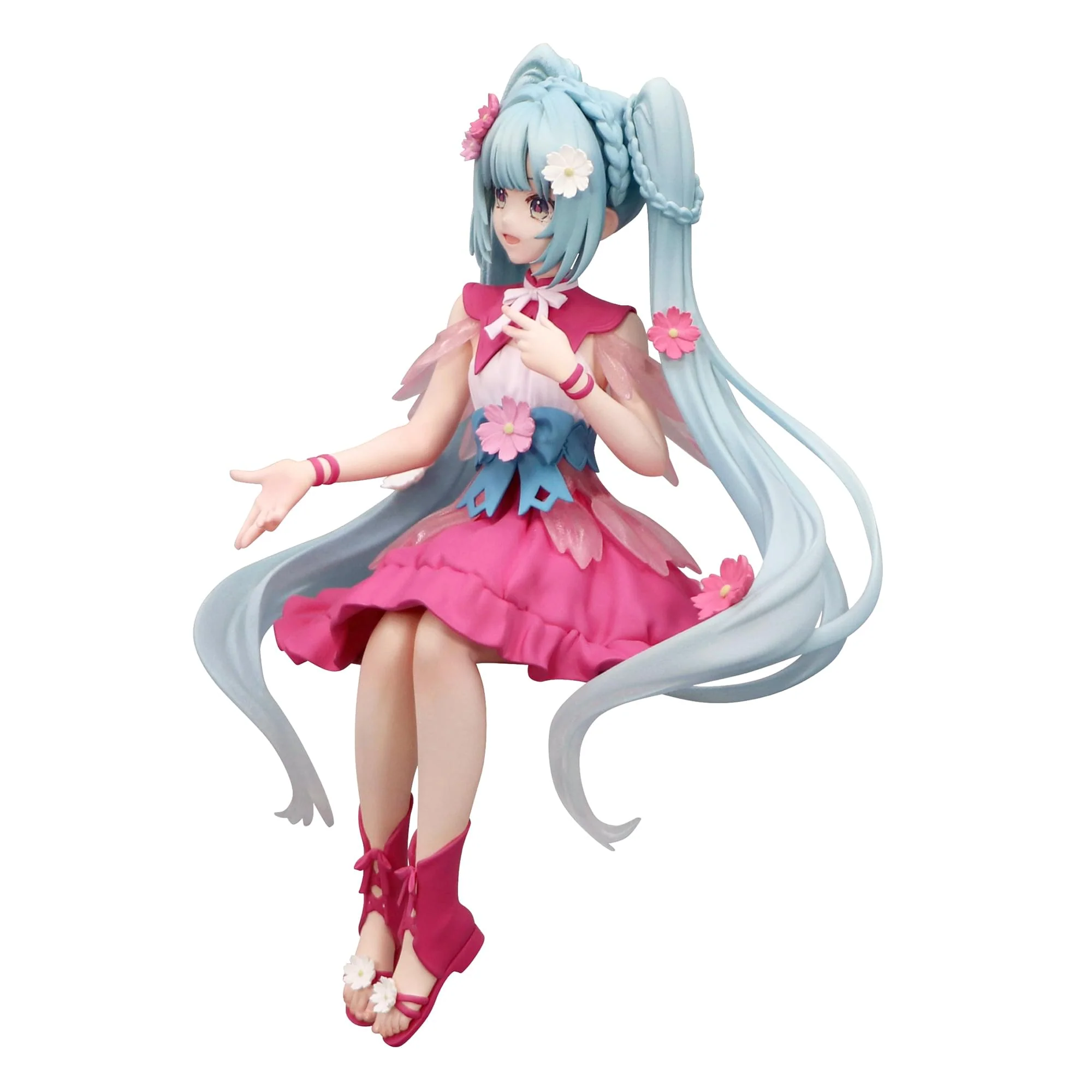 Vocaloid Noodle Stopper Figure | Hatsune Miku Flower Fairy Cosmos Version - Image 2