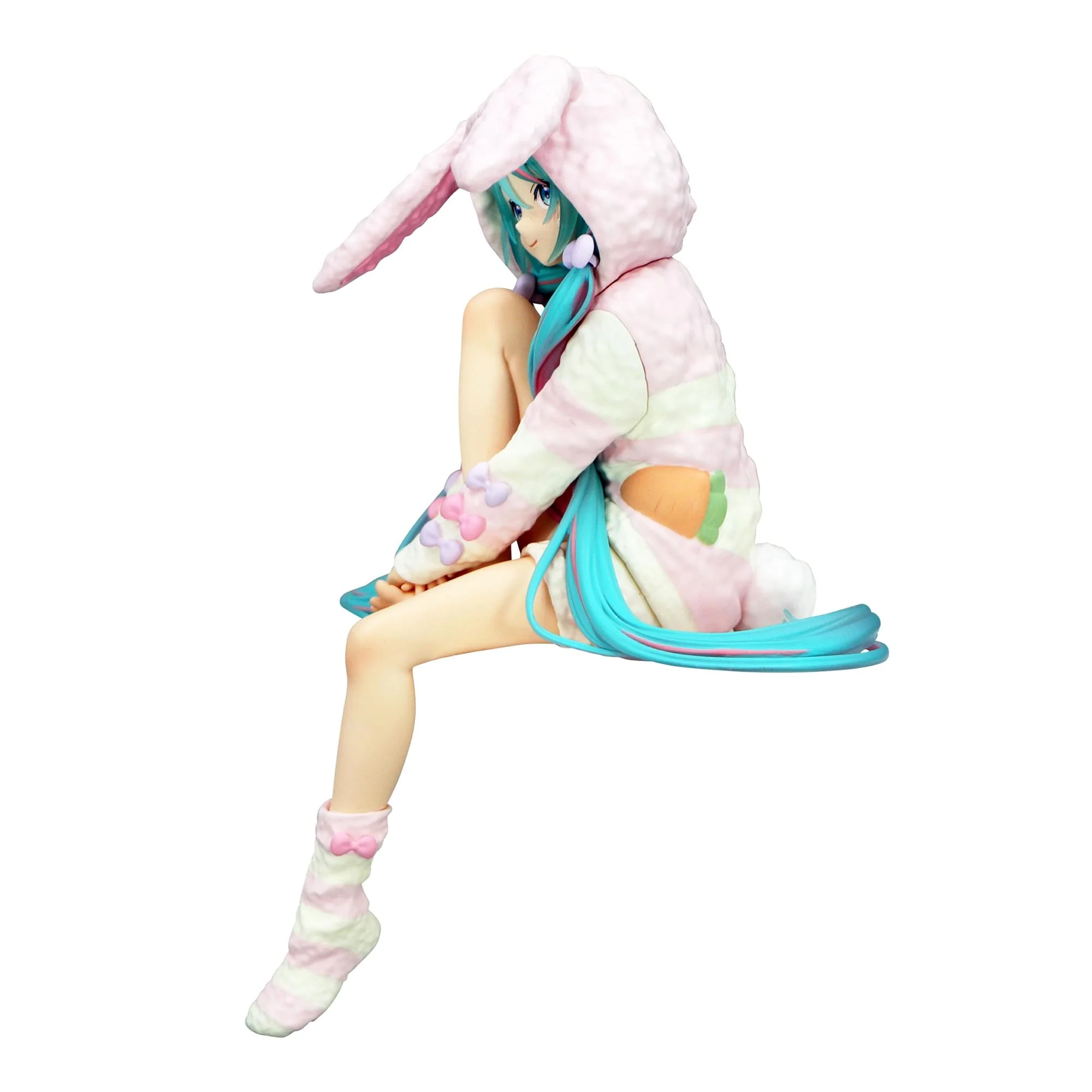 Vocaloid Noodle Stopper Figure | Hatsune Miku Rabbit Ear Hood Version - Image 2