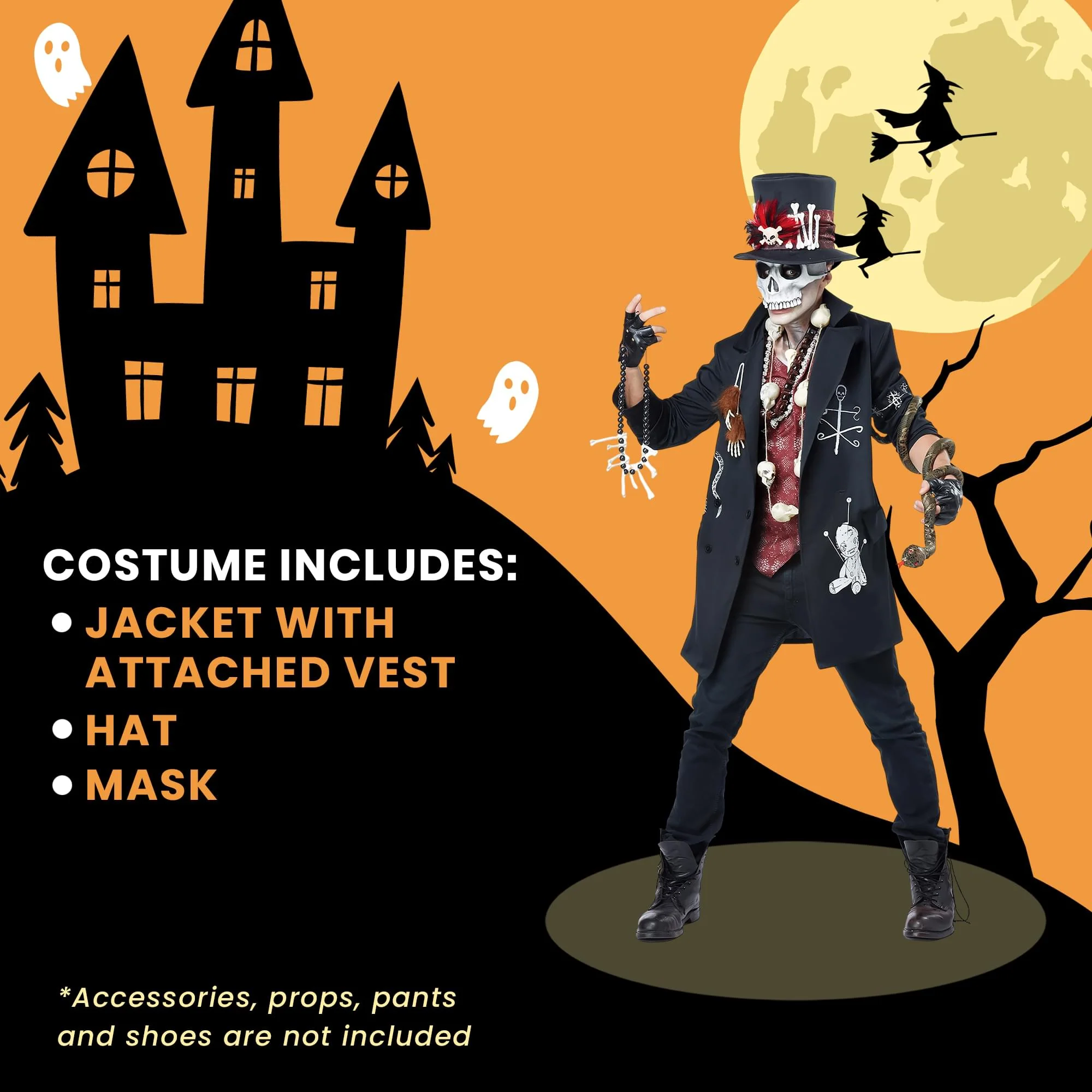 Voodoo Dude Adult Costume - Image 18