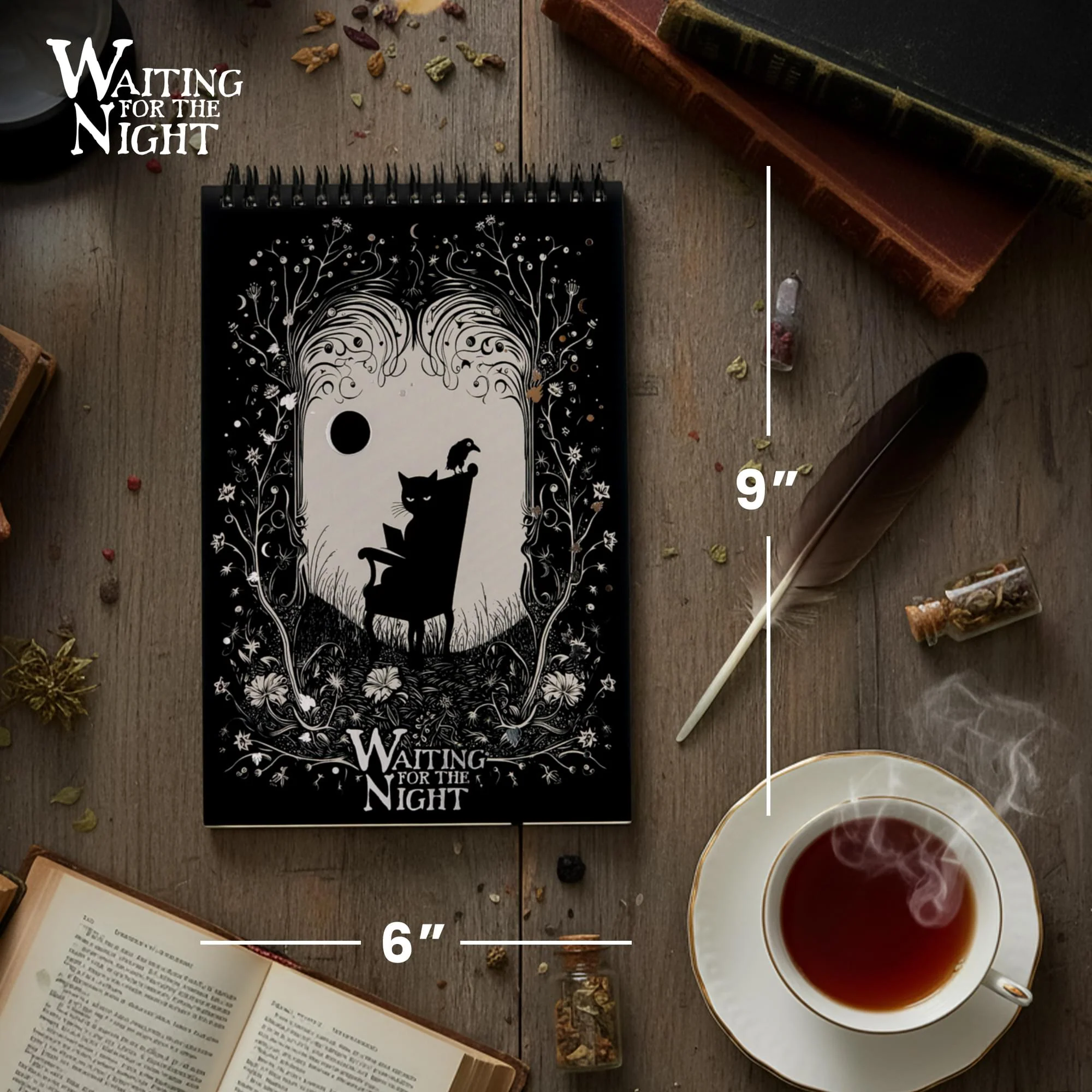 Waiting For The Night Steno Notepad | 50 Pages - Image 8