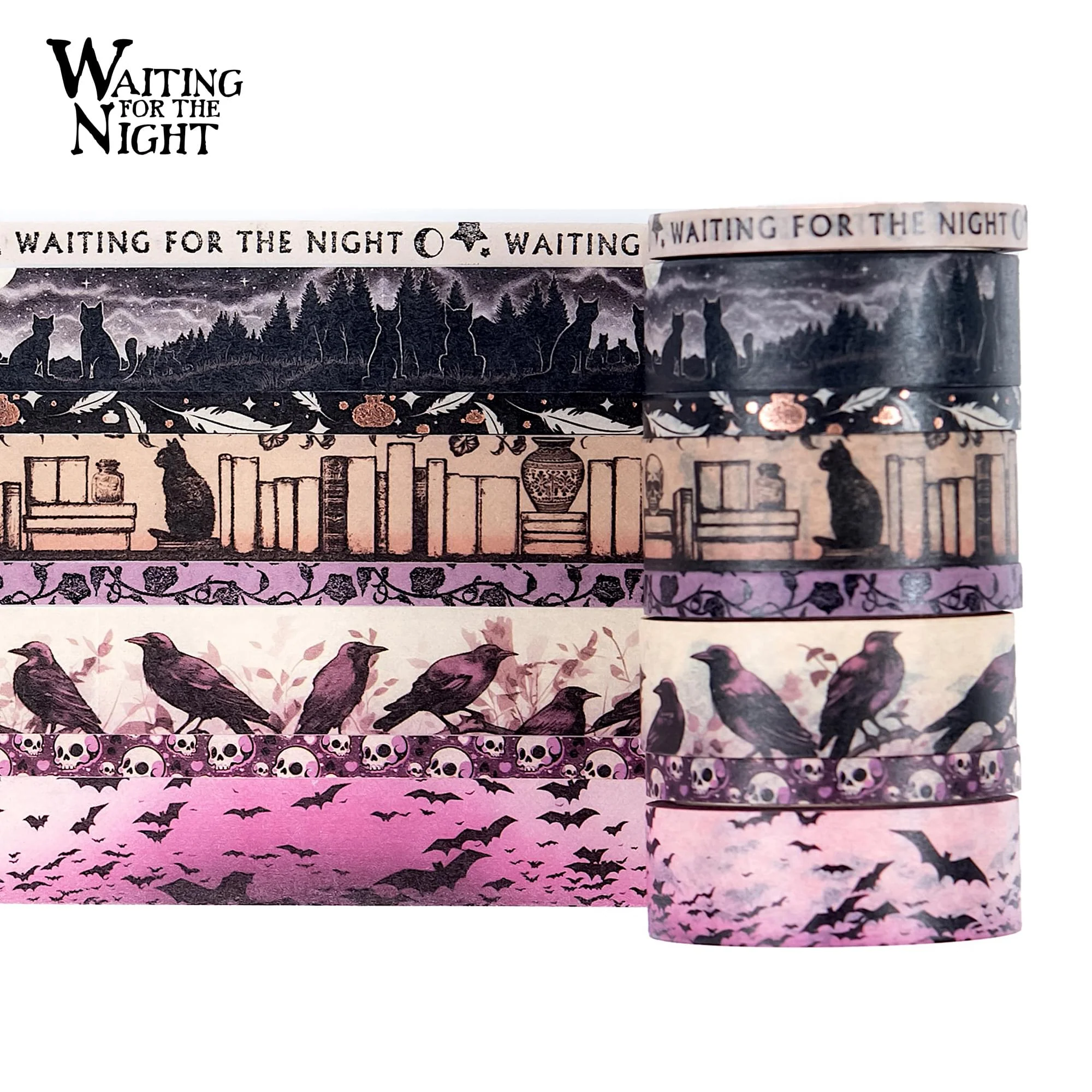 Waiting For The Night Washi Tape | Set of 8 - Image 2