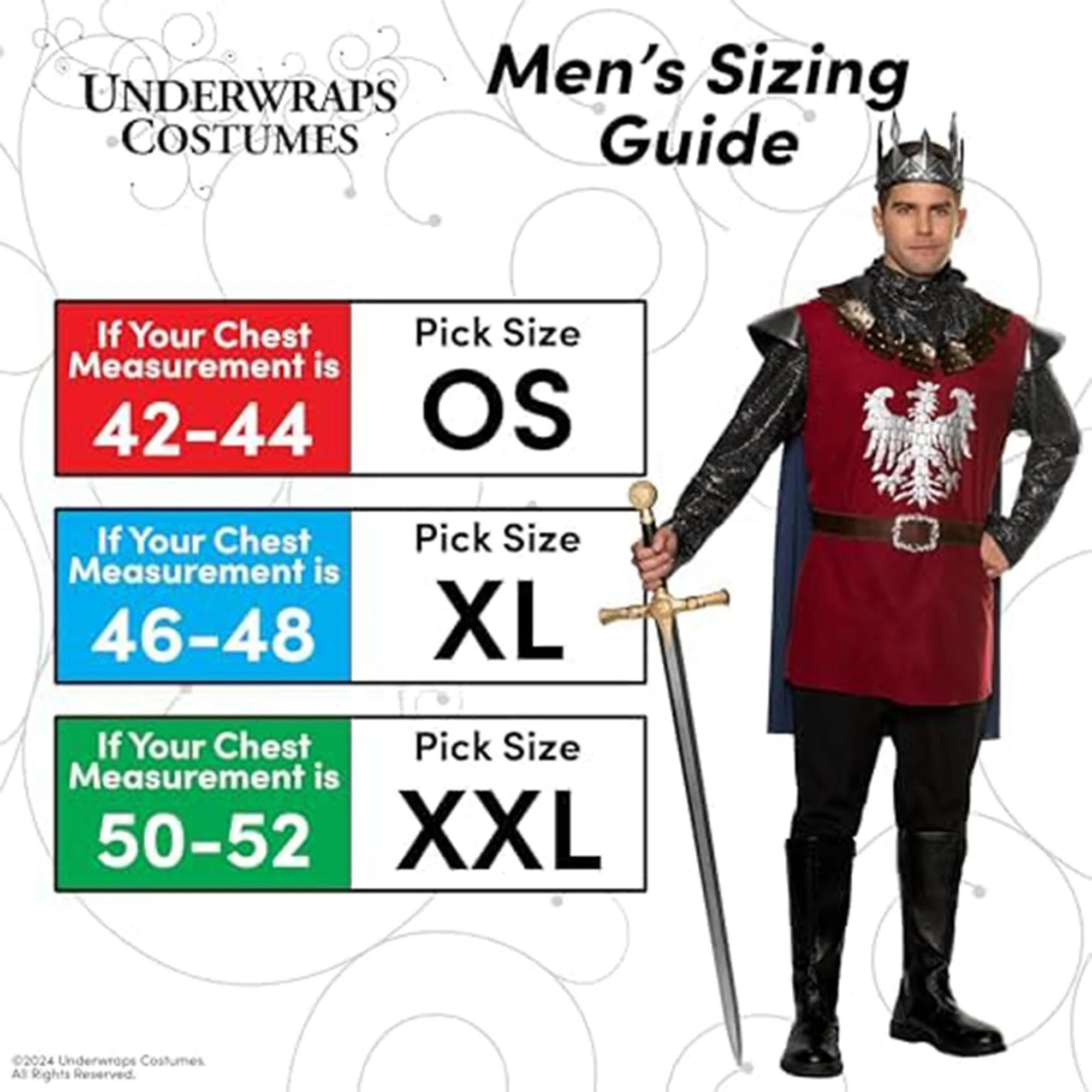 Warlock Grey Adult Costume - Image 18