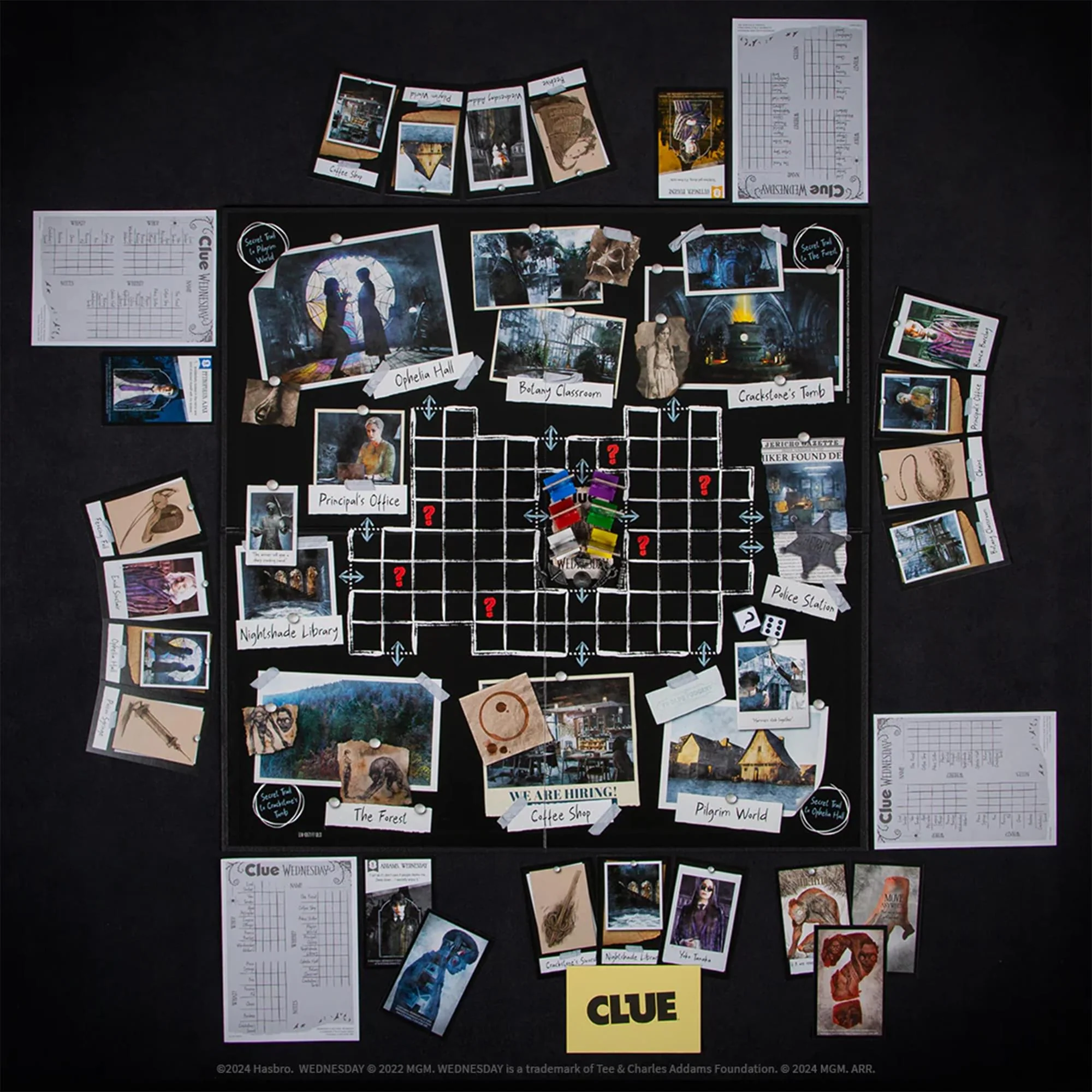 Wednesday Clue Board Game - Image 2