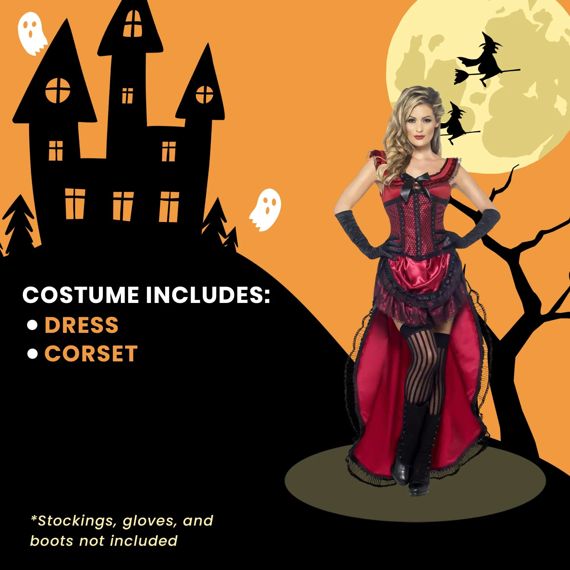 Western Authentic Brothel Babe Adult Costume - Image 19