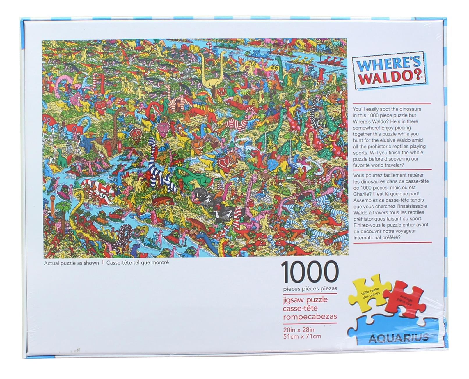 Wheres Waldo Dinosaurs 1000 Piece Jigsaw Puzzle - Image 3