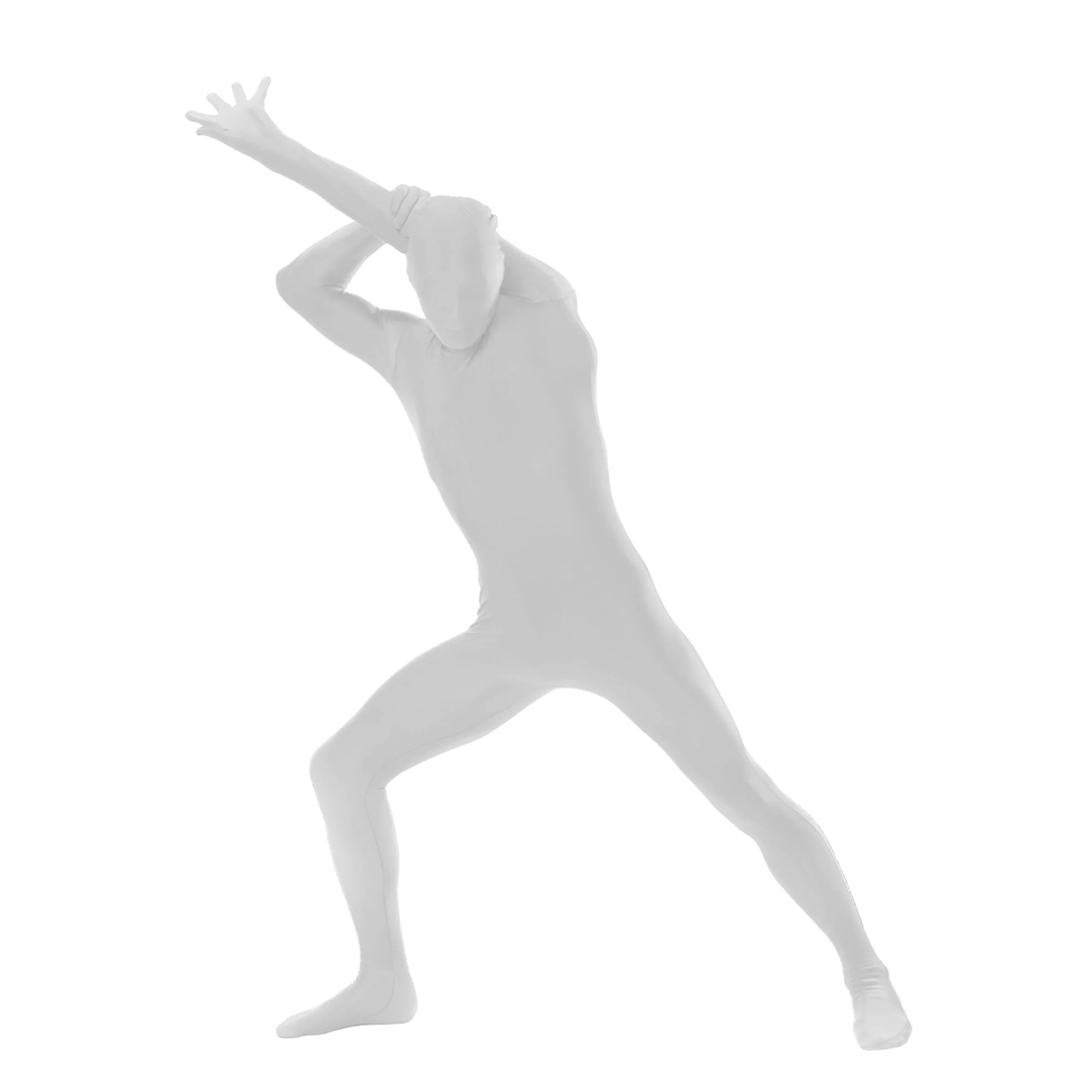 White Adult Costume Morphsuit - Image 10