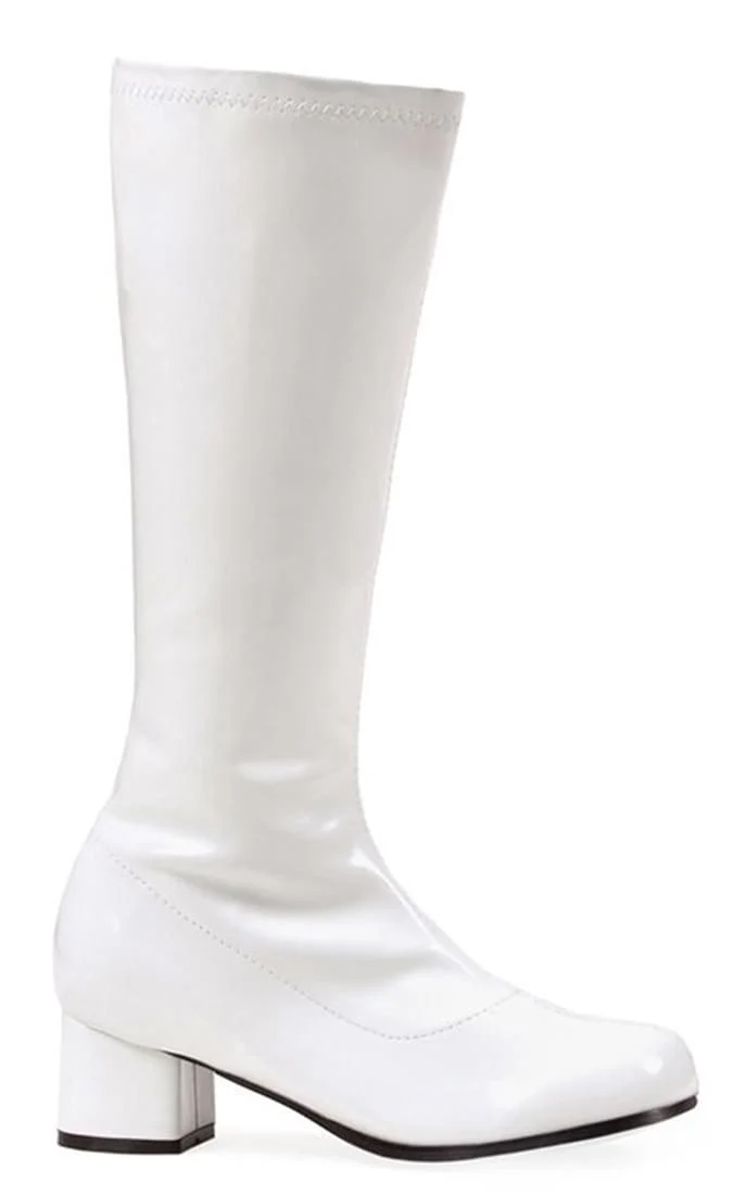 White Dora Gogo Child Costume Boots - Image 5