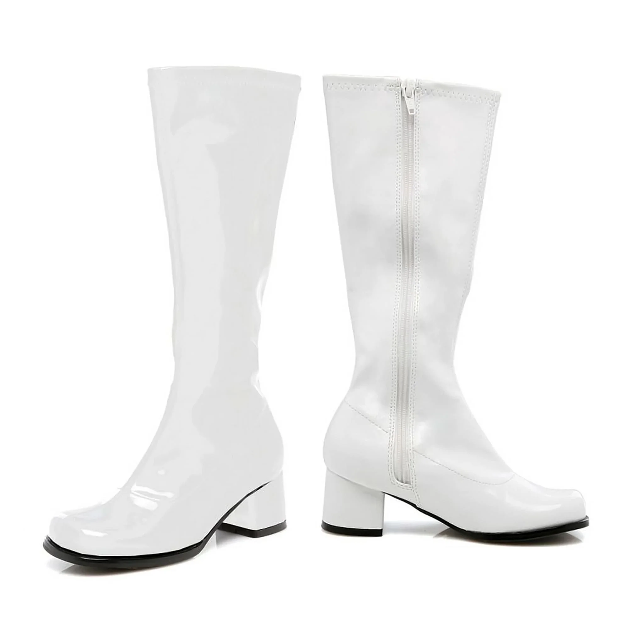 1.75" Heel Children's Gogo Boot White - Image 8