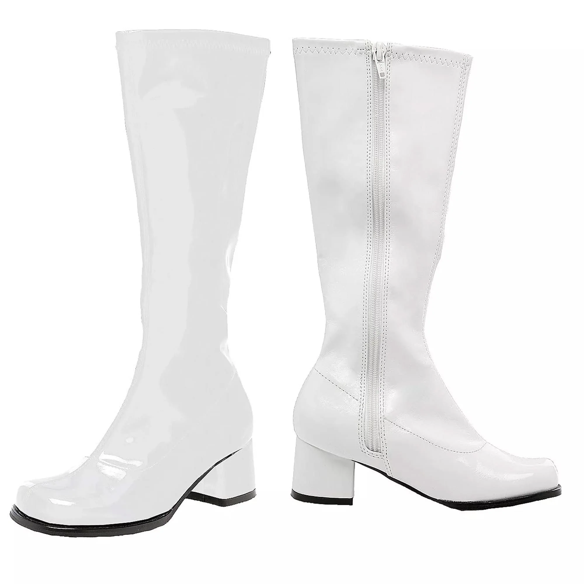 White Gogo Womens Costume Boots - Image 5