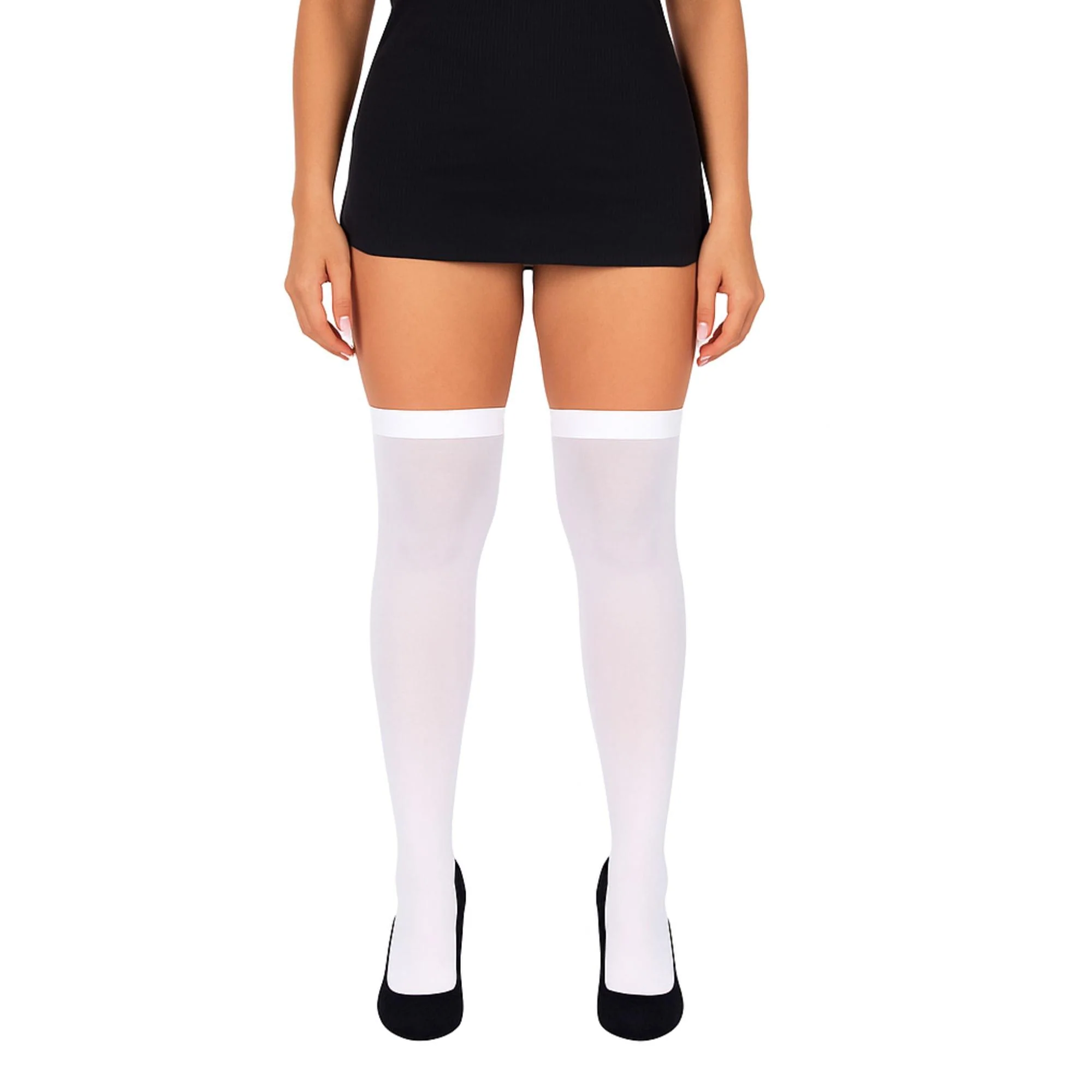 White Stockings White Costume Accessory - Image 2