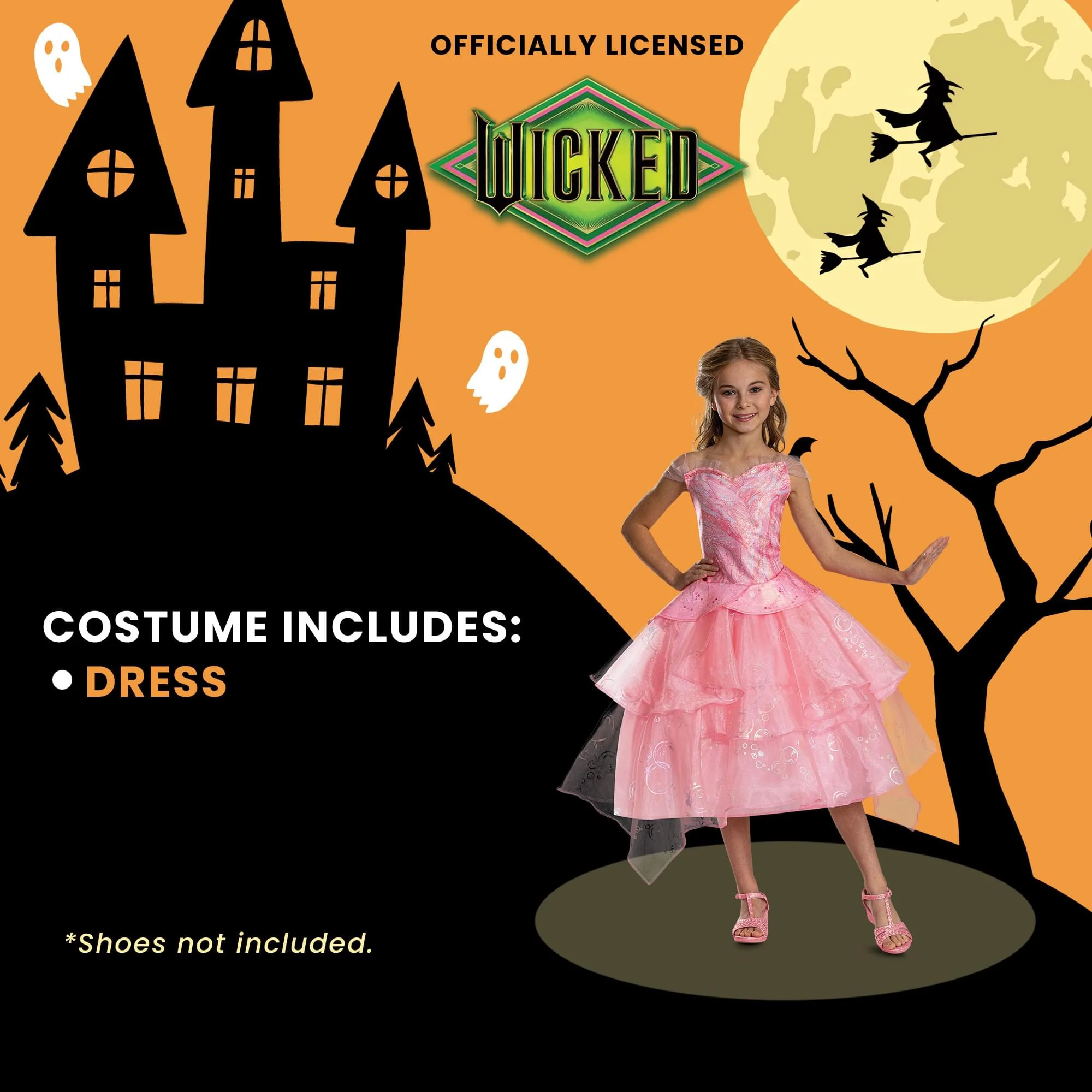 Wicked Glinda Pink Classic Child Costume - Image 21