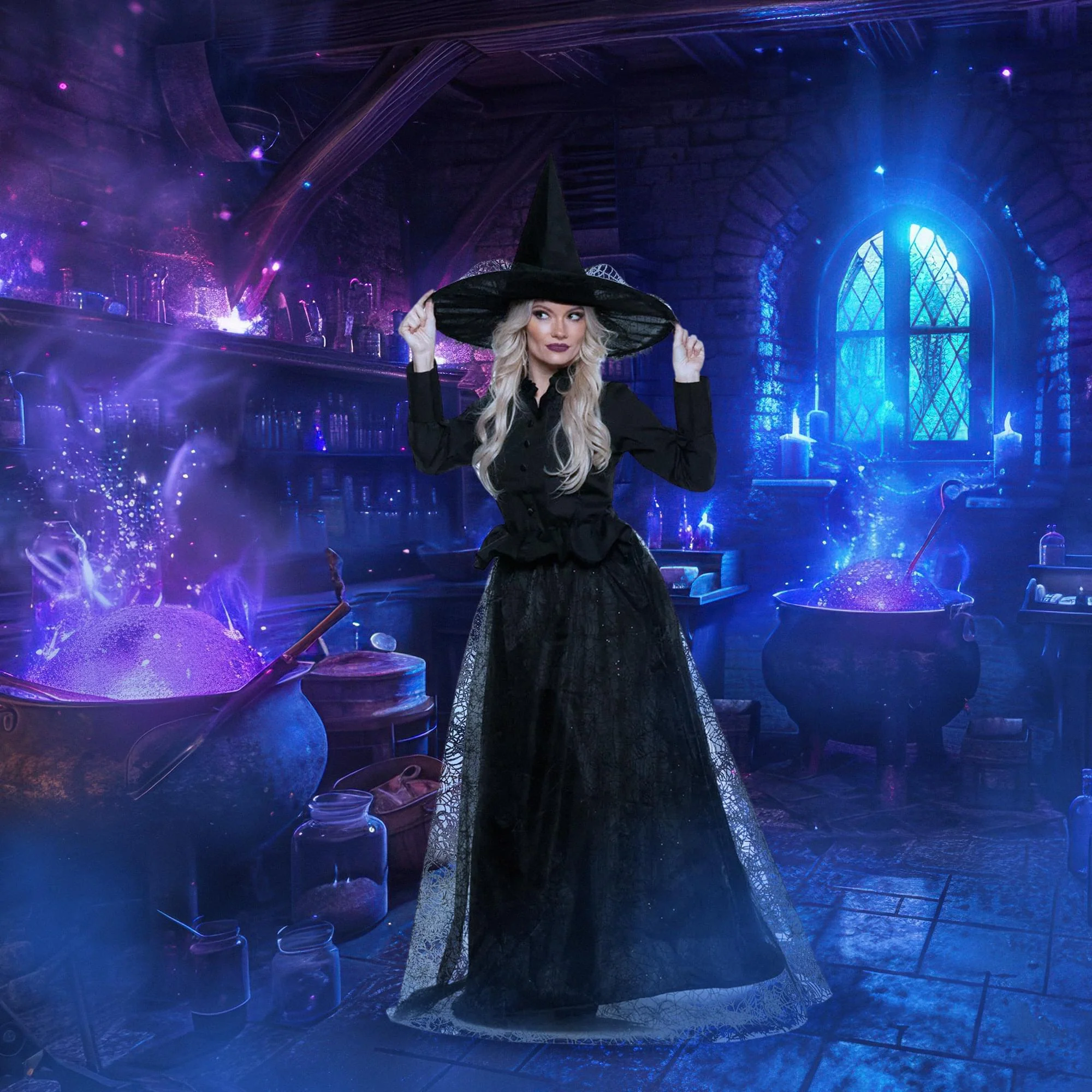 Wicked Witch Adult Costume - Image 3