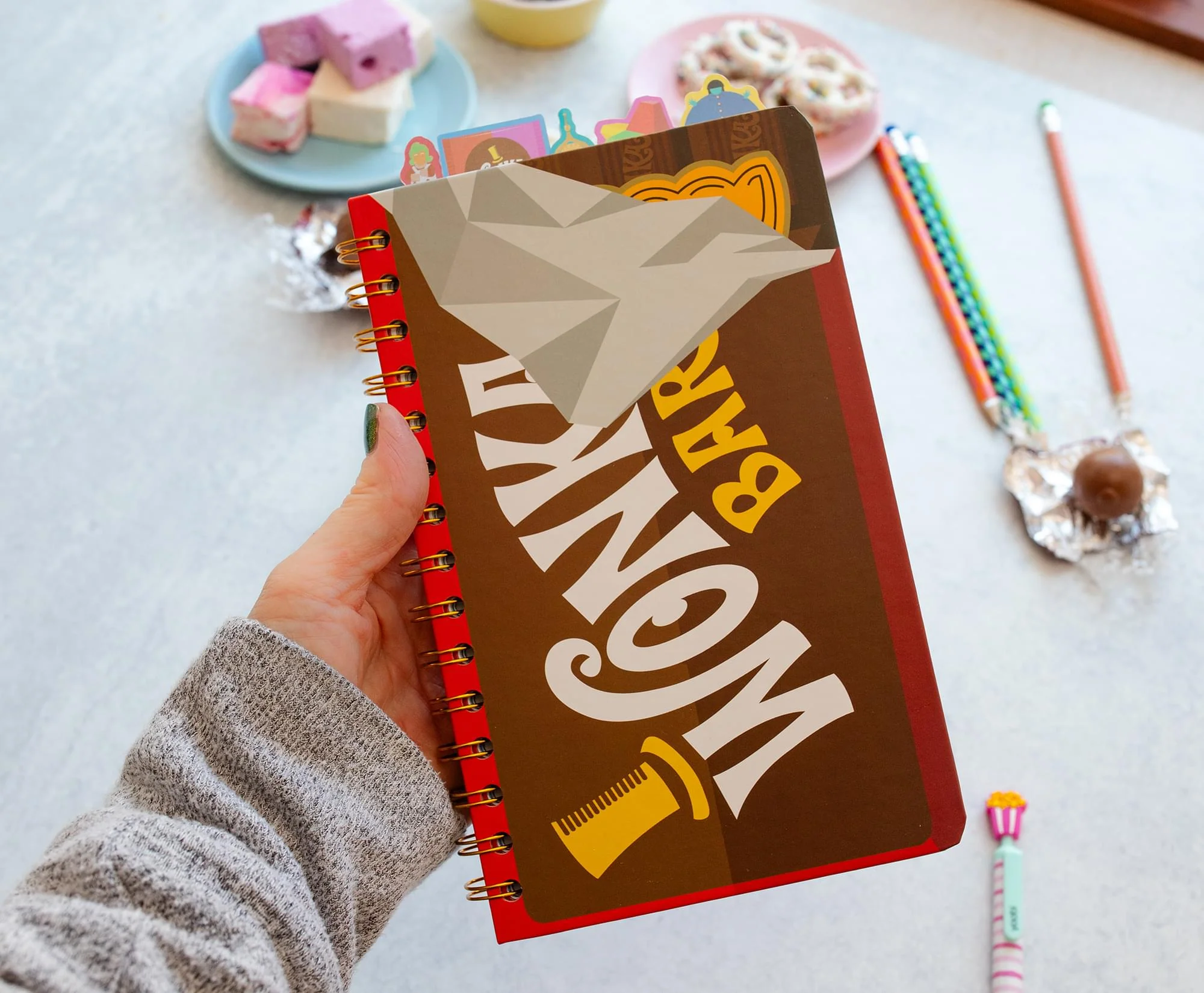 Willy Wonka Bar 5-Tab Spiral Notebook With 75 Sheets - Image 5