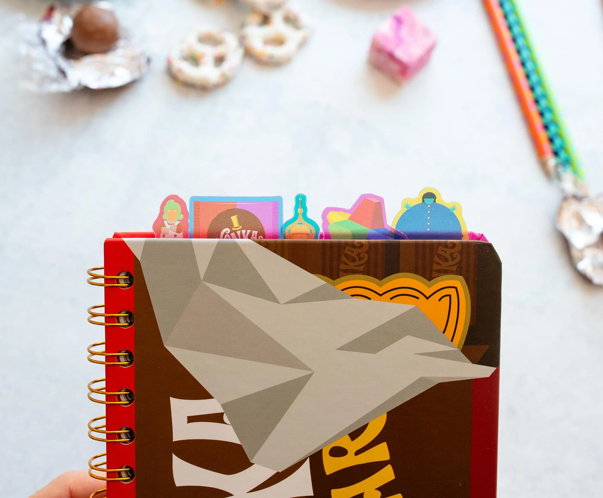 Willy Wonka Bar 5-Tab Spiral Notebook With 75 Sheets - Image 8