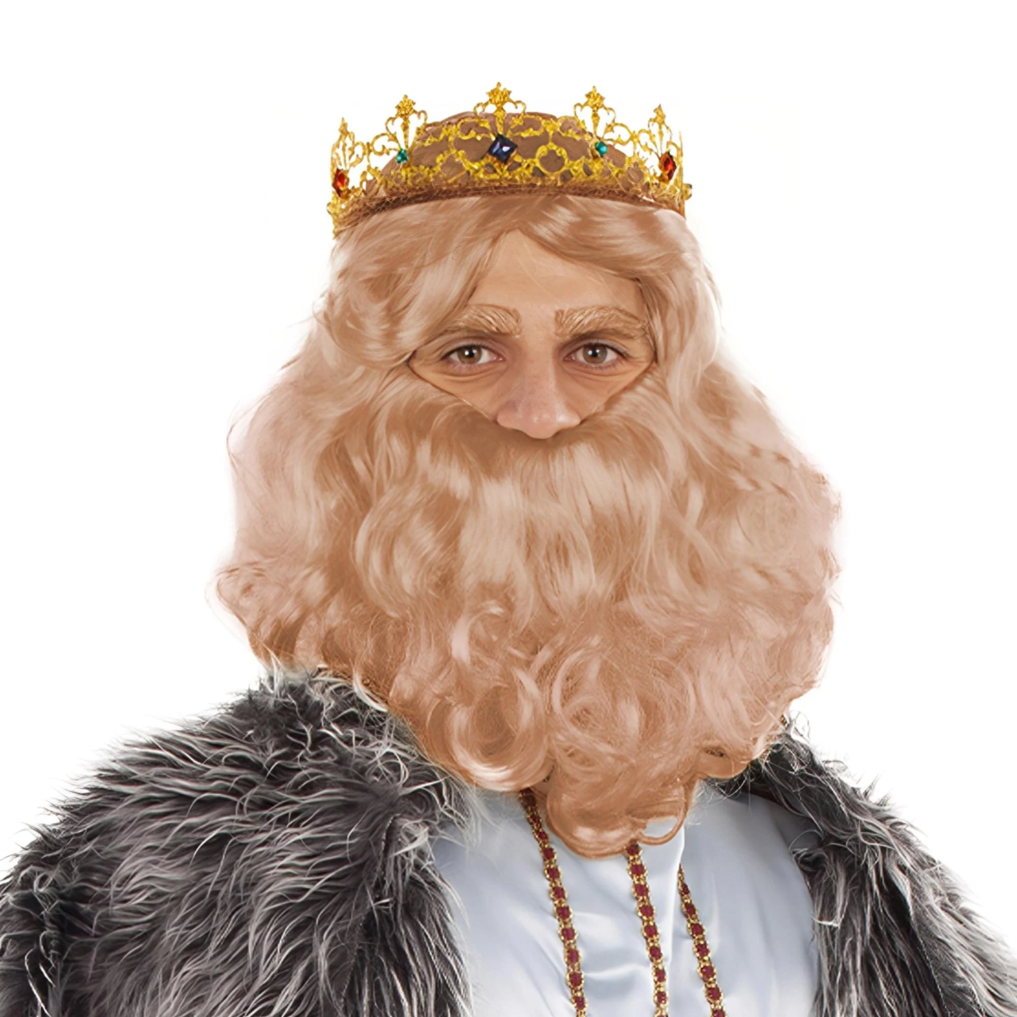 Wise Man King Caspar Brocade Adult Costume | Standard - Image 2