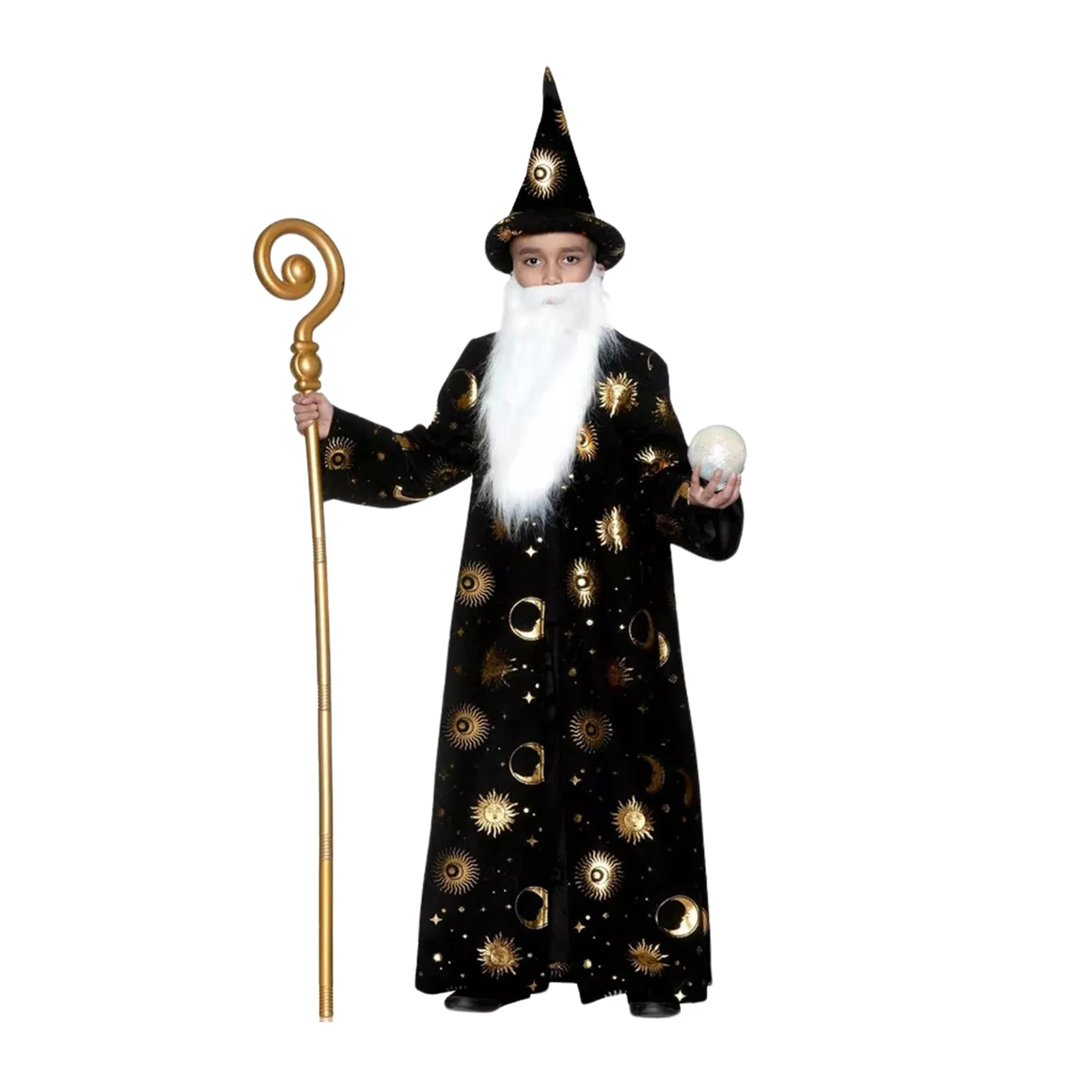 Wizard Robe- Black Ā Children'sĀ Costume