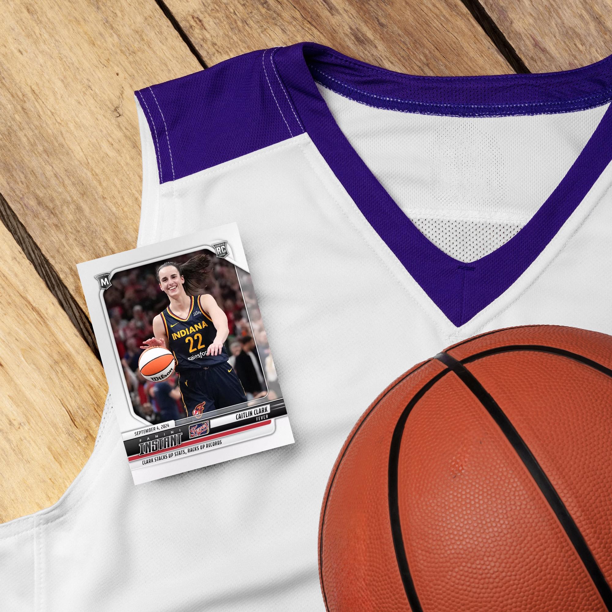 WNBA 2024 Panini Instant Base Card | #198 Caitlin Clark - Image 4