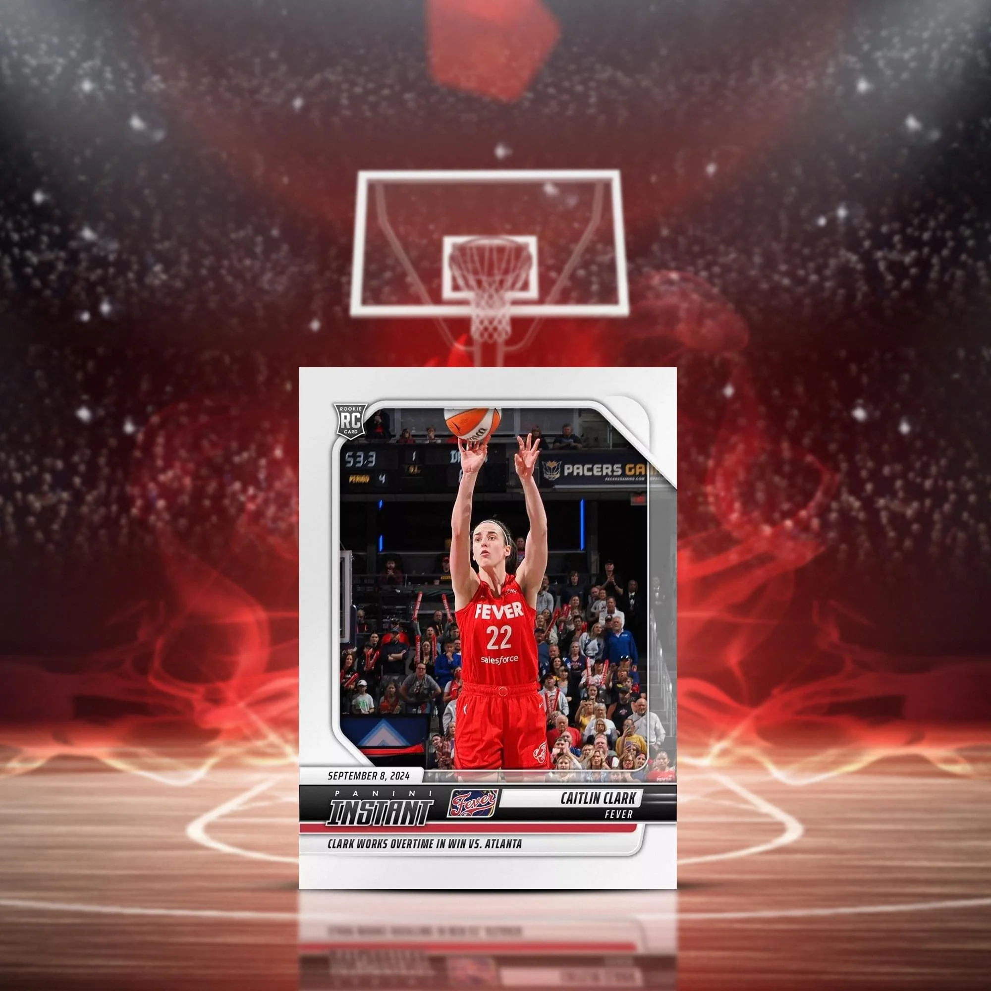 WNBA 2024 Panini Instant Base Card | #204 Caitlin Clark - Image 3