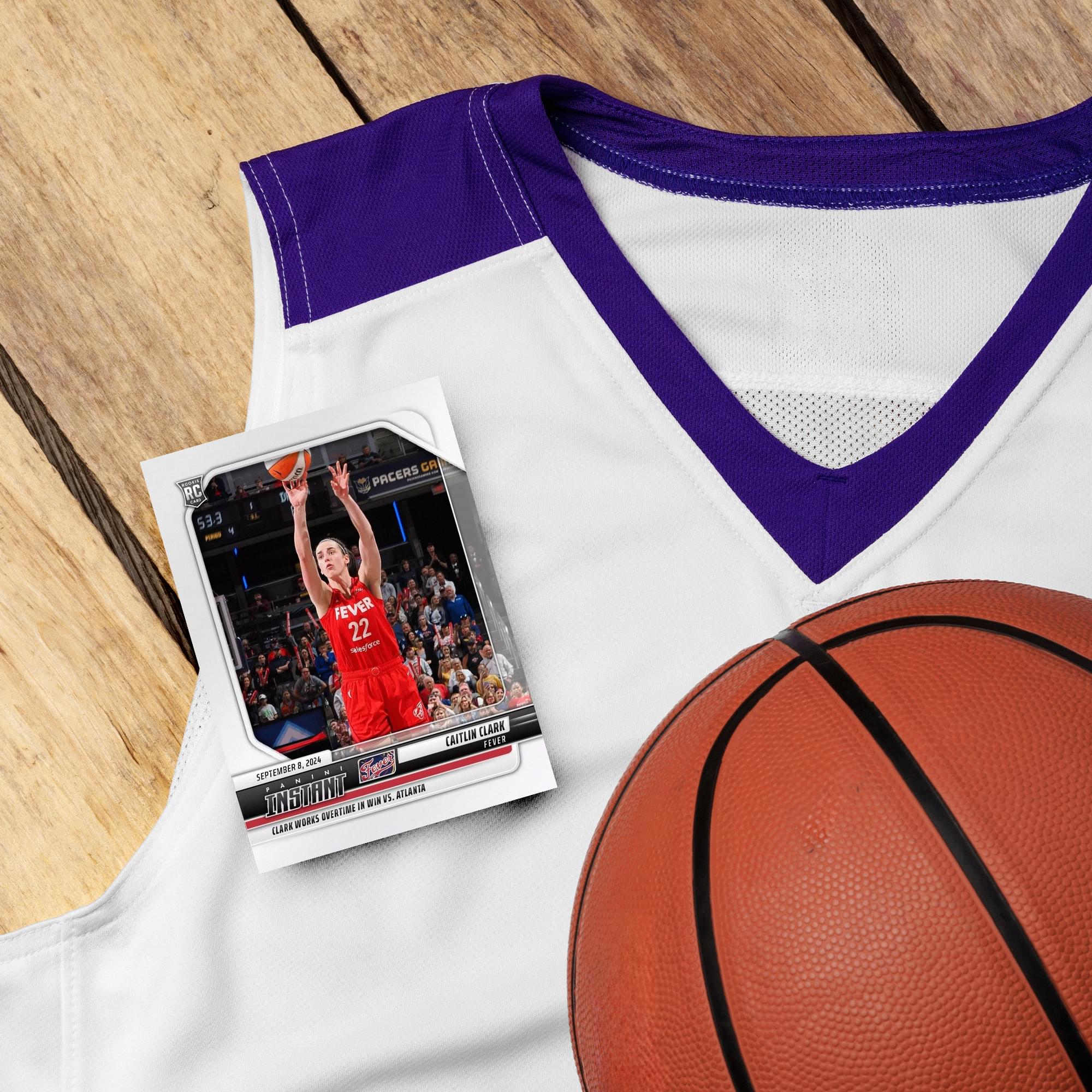 WNBA 2024 Panini Instant Base Card | #204 Caitlin Clark - Image 4