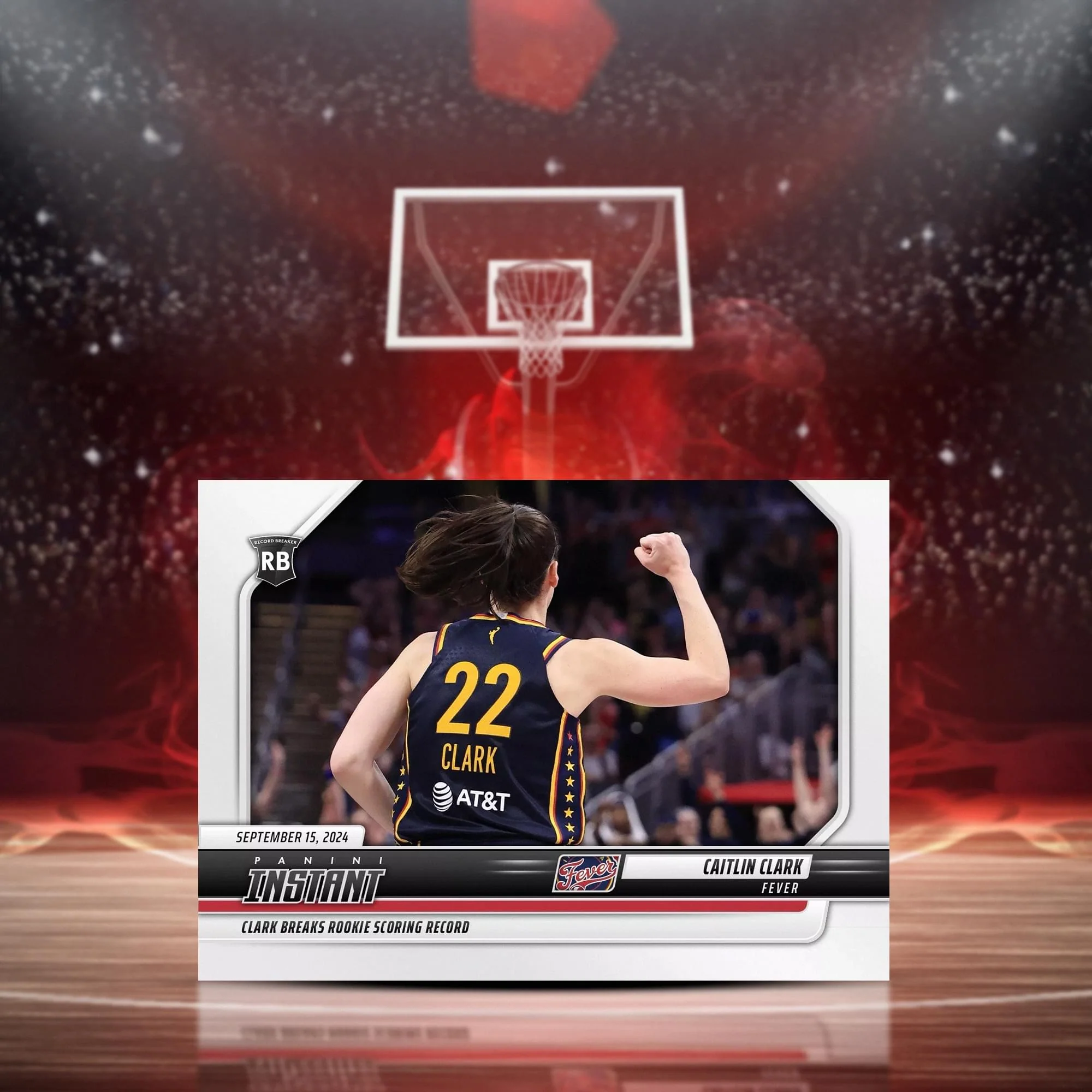 WNBA 2024 Panini Instant Base Card | #218 Caitlin Clark - Image 3