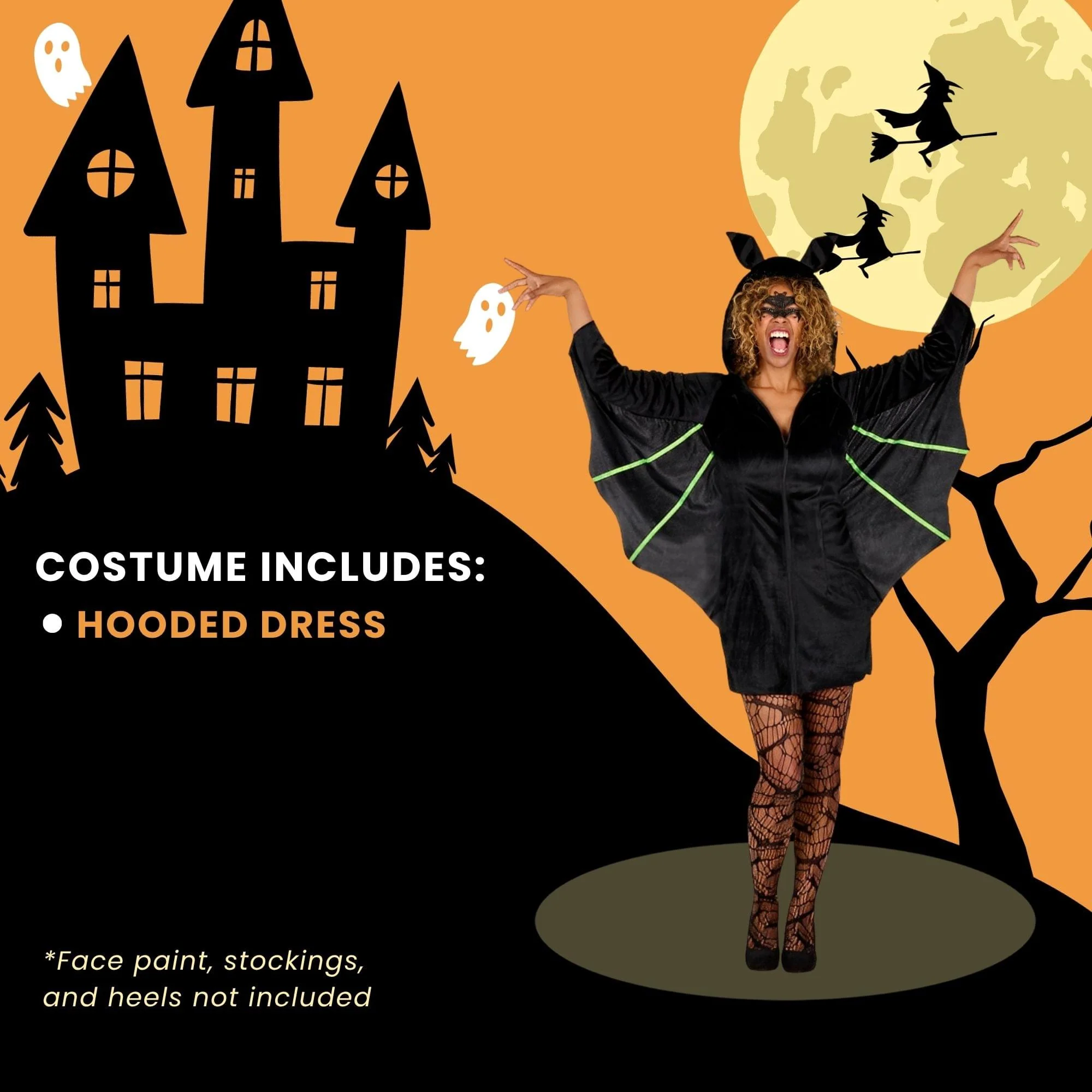 Women Bat Adult Costume - Image 29