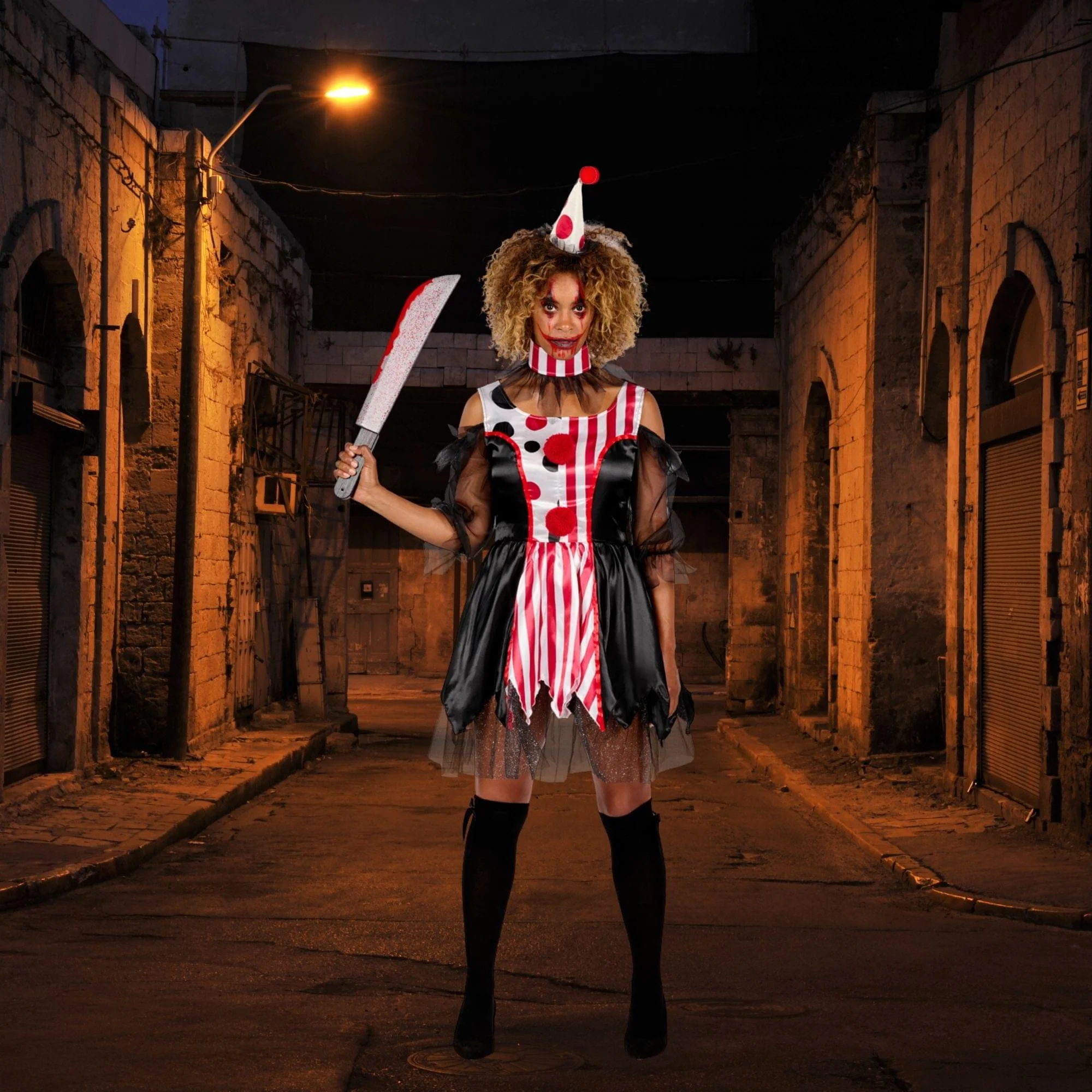Women Clown Adult Costume - Image 23