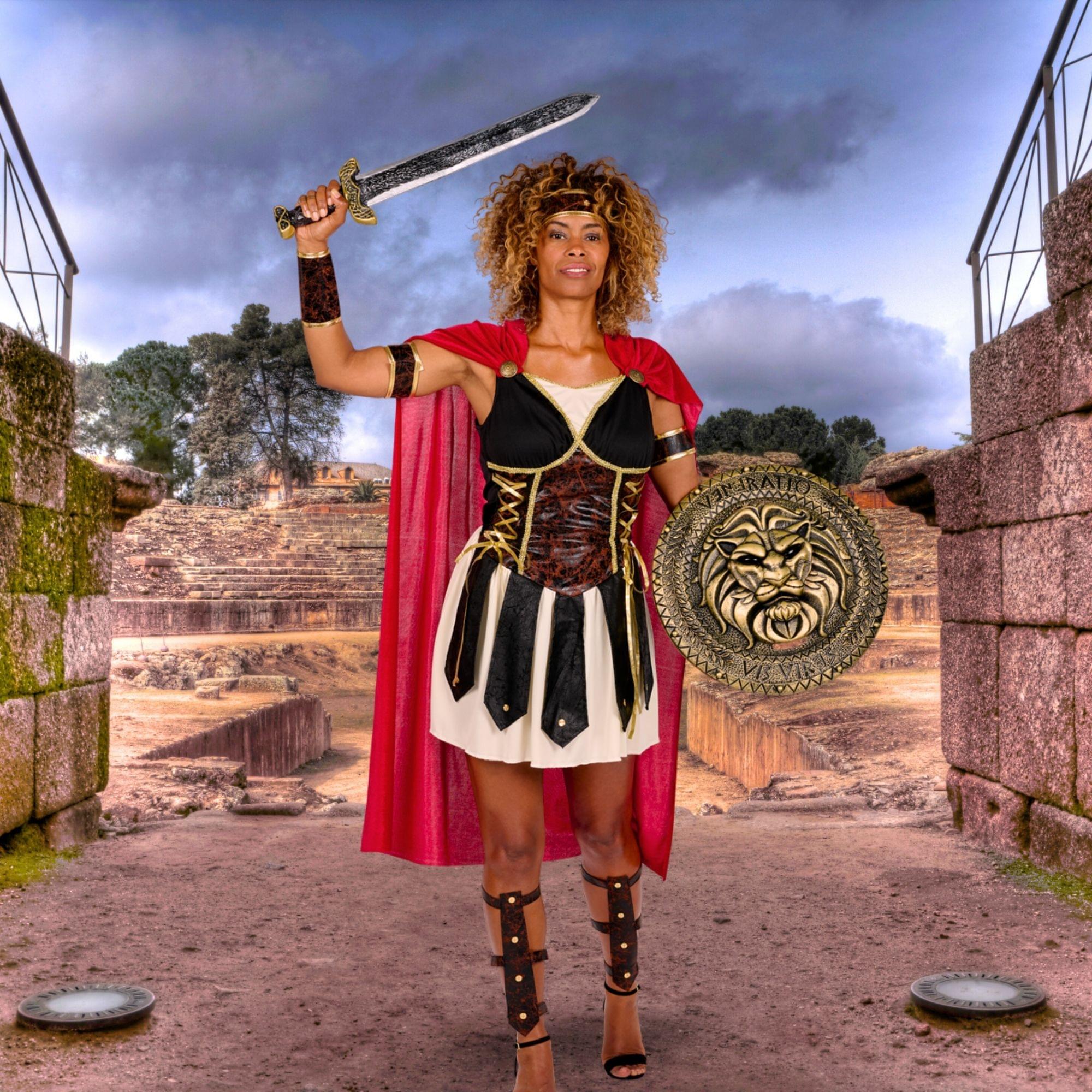 Women Gladiator Adult Costume - Image 28
