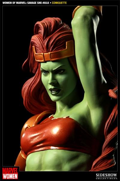 Women Of Marvel: Savage She-Hulk Polystone Comiquette Statue - Image 4