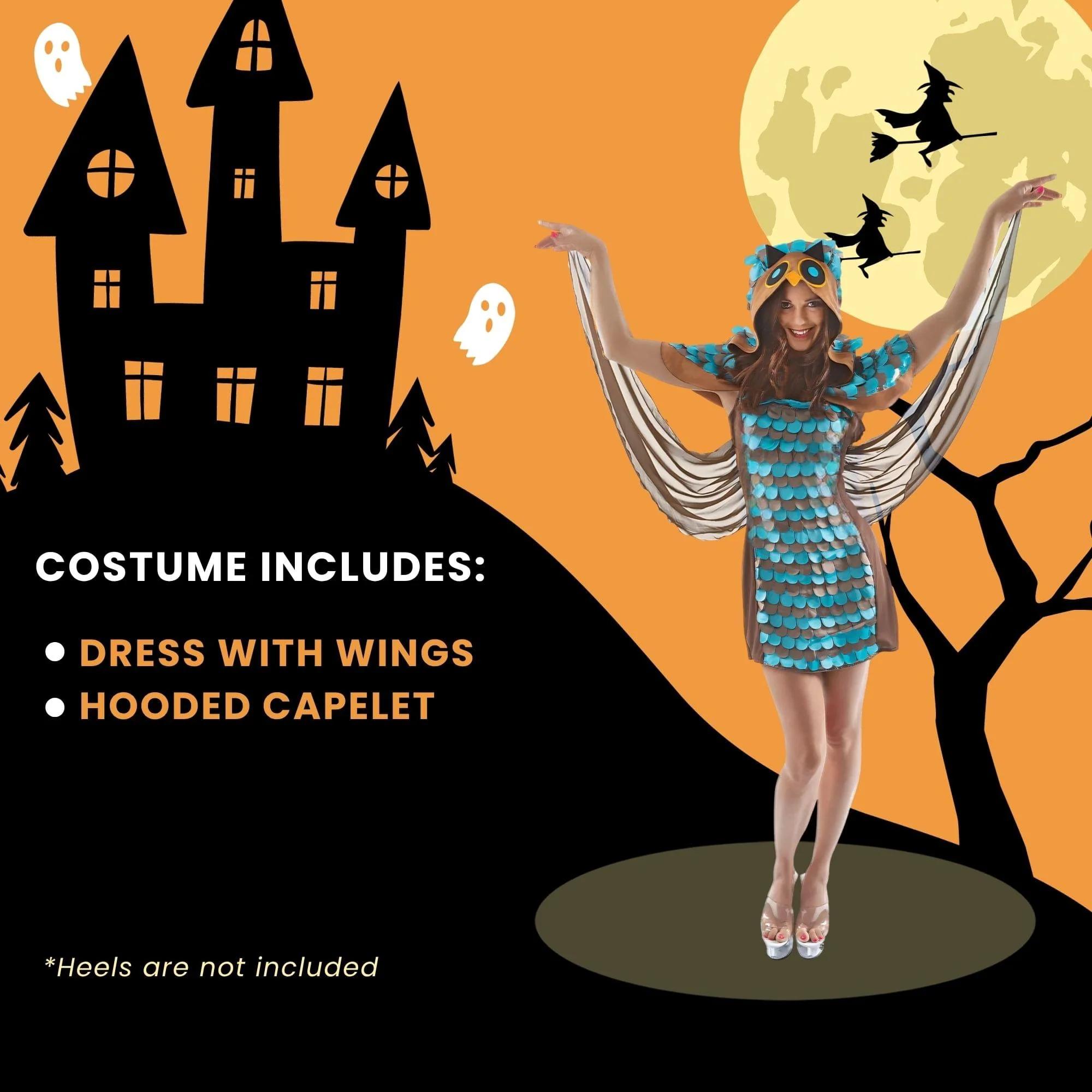 Women Owl Adult Costume - Image 19