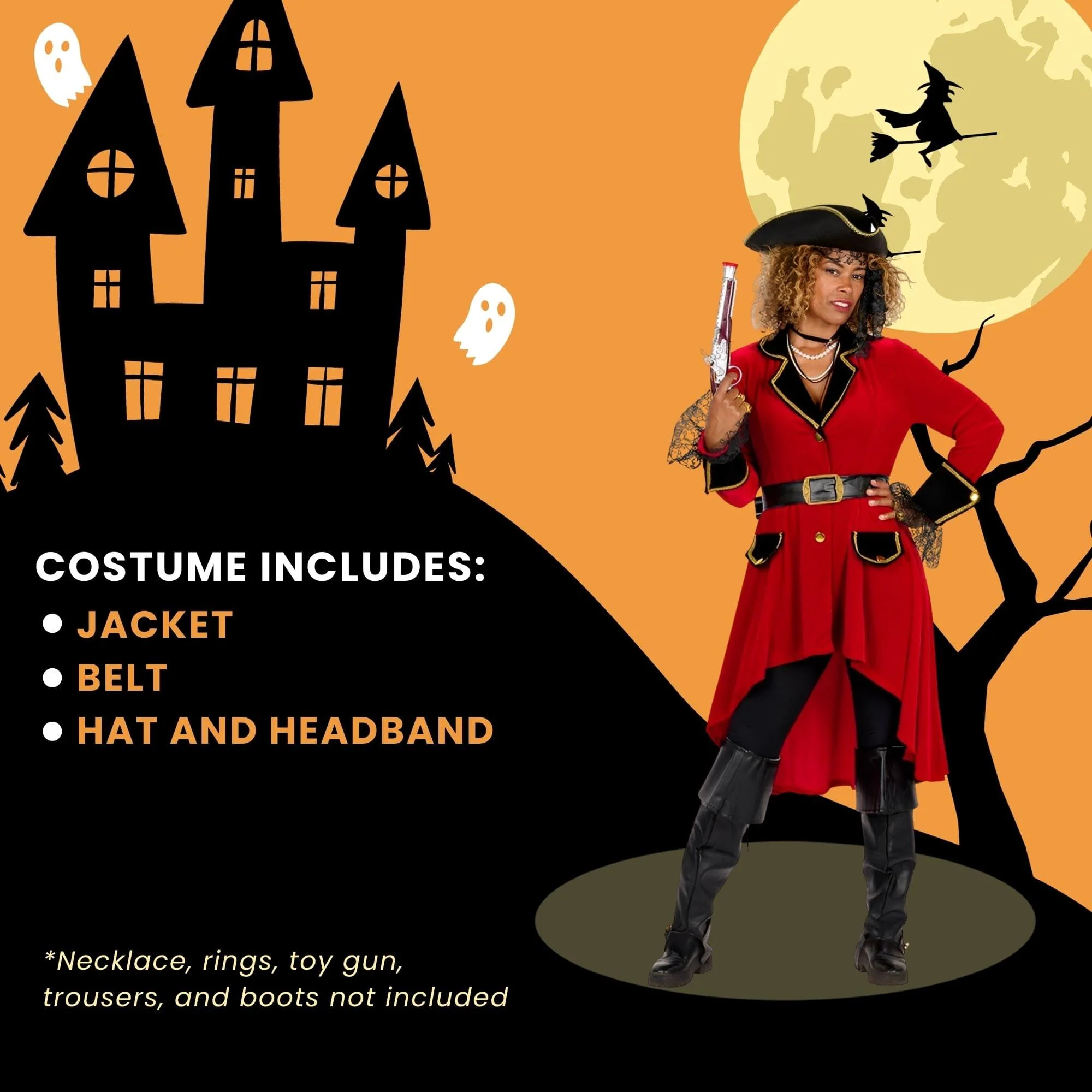 Women Pirate Adult Costume - Image 36