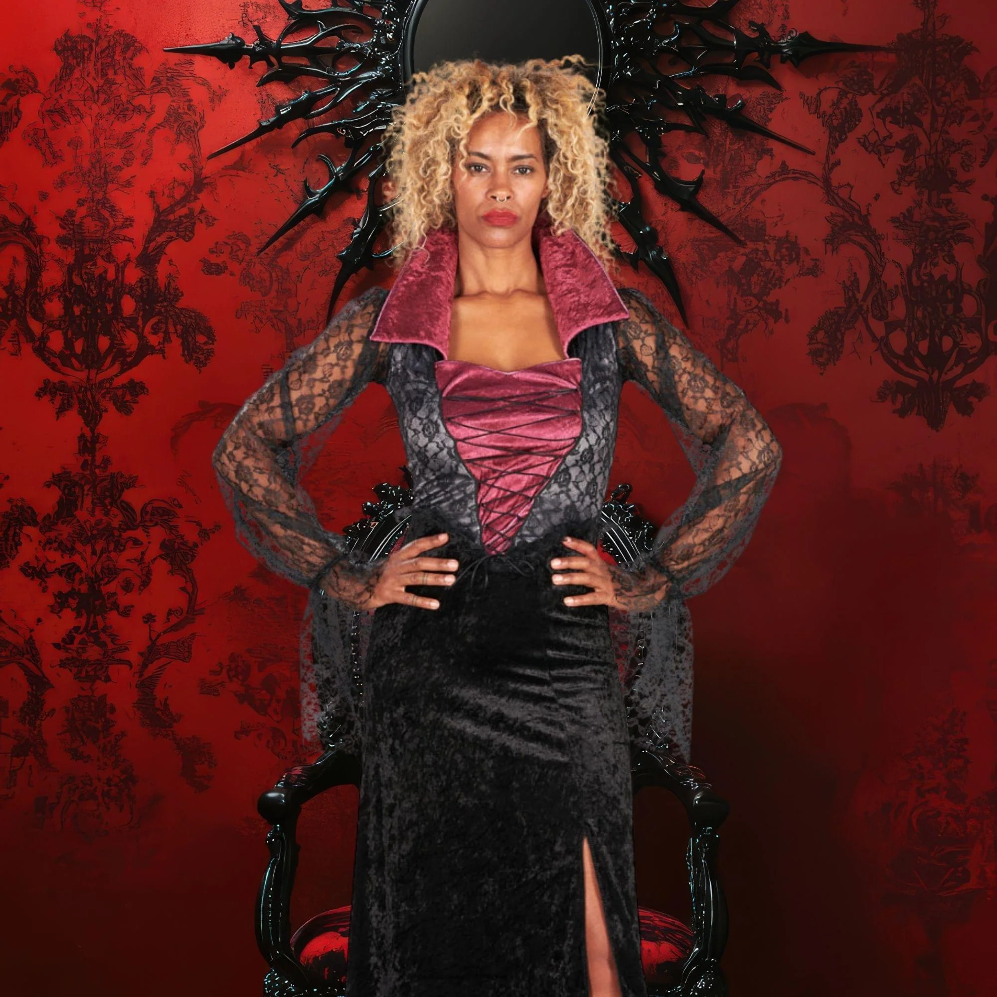 Women Vampire Adult Costume - Image 31