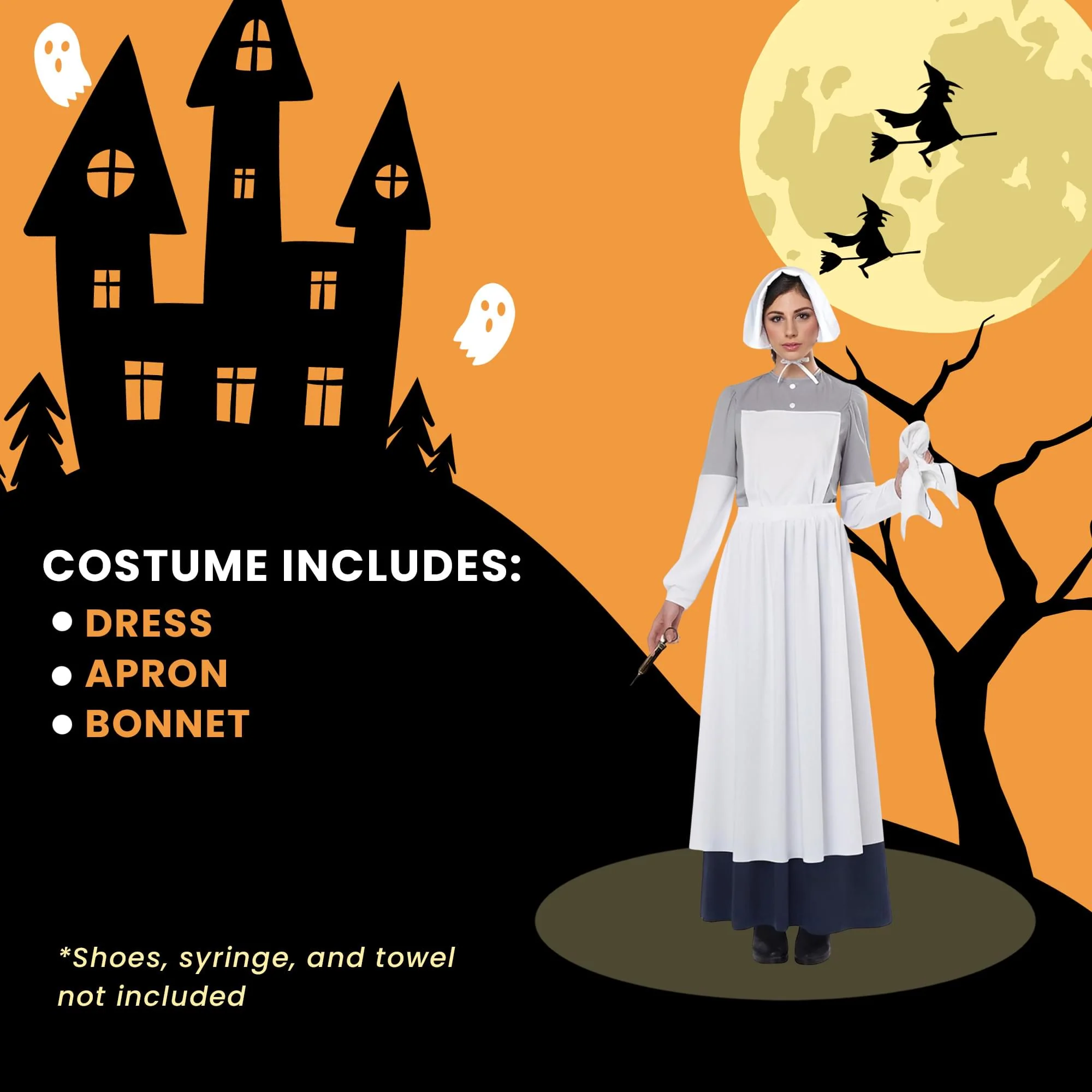 Women War Nurse Costume - Image 26