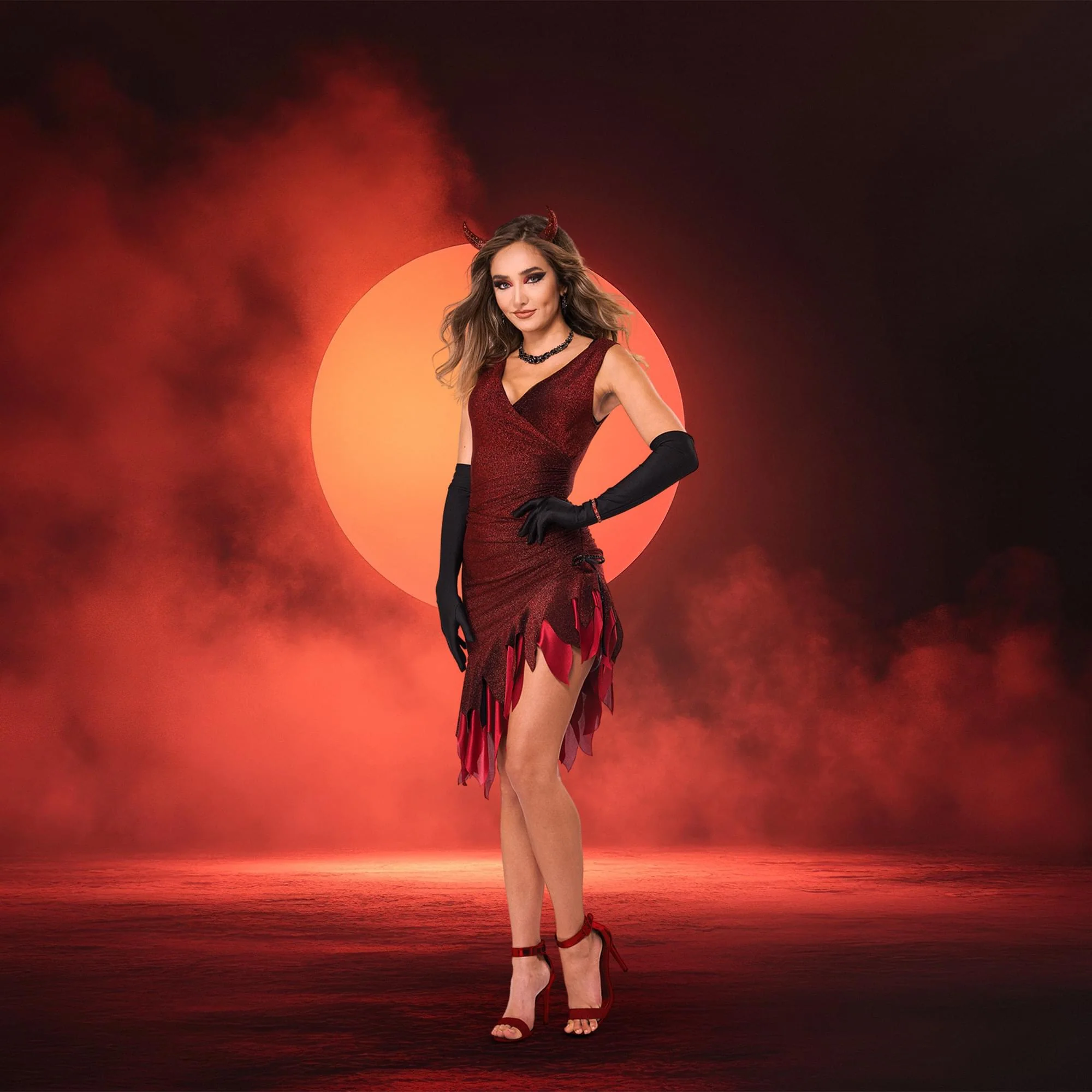 Womens Red-Hot & Sizzling Costume - Image 31