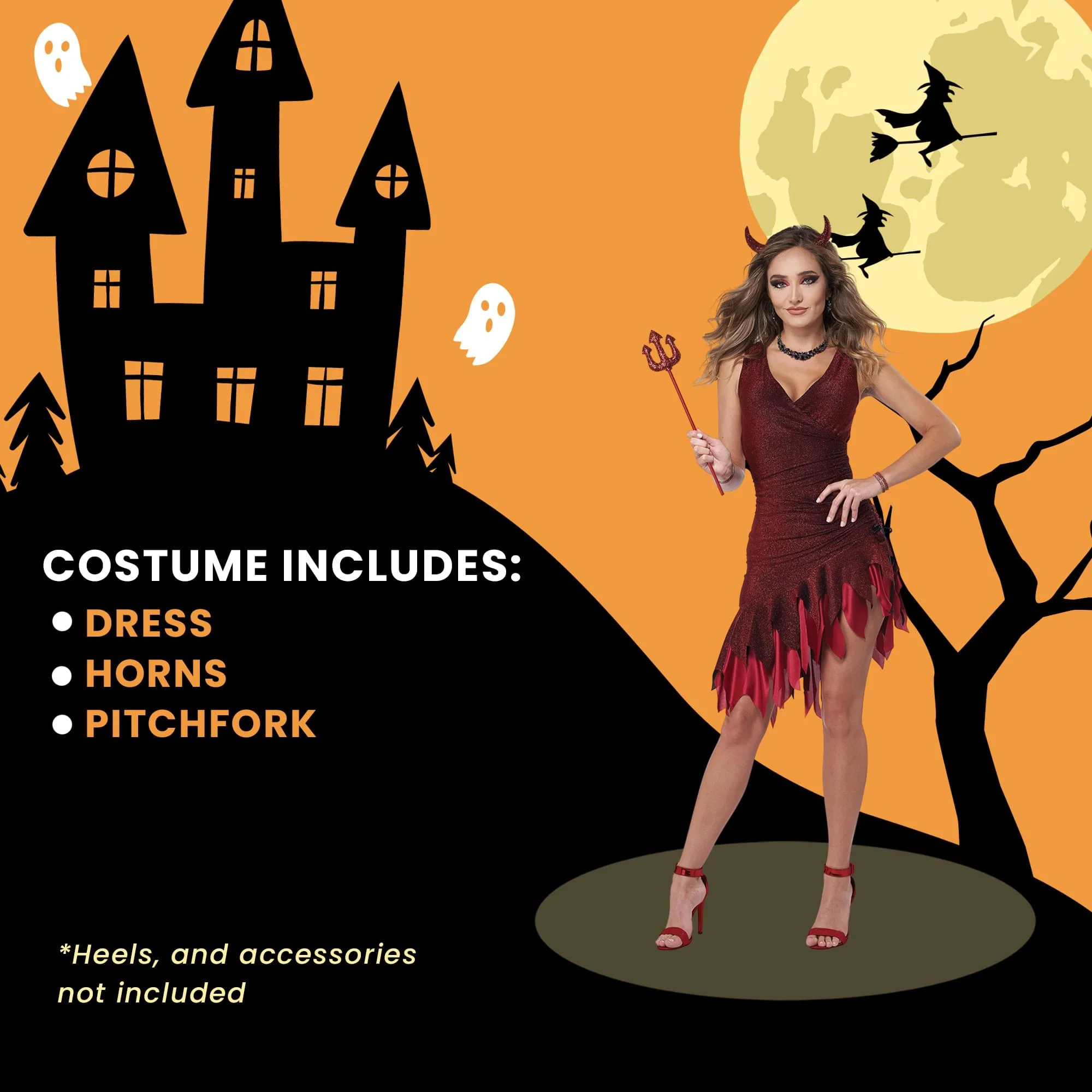 Womens Red-Hot & Sizzling Costume - Image 35