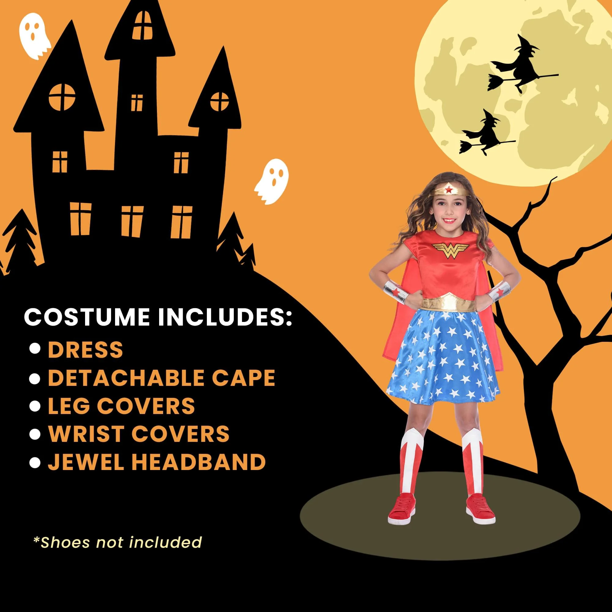 Wonder Woman Child Classic Costume - Image 11