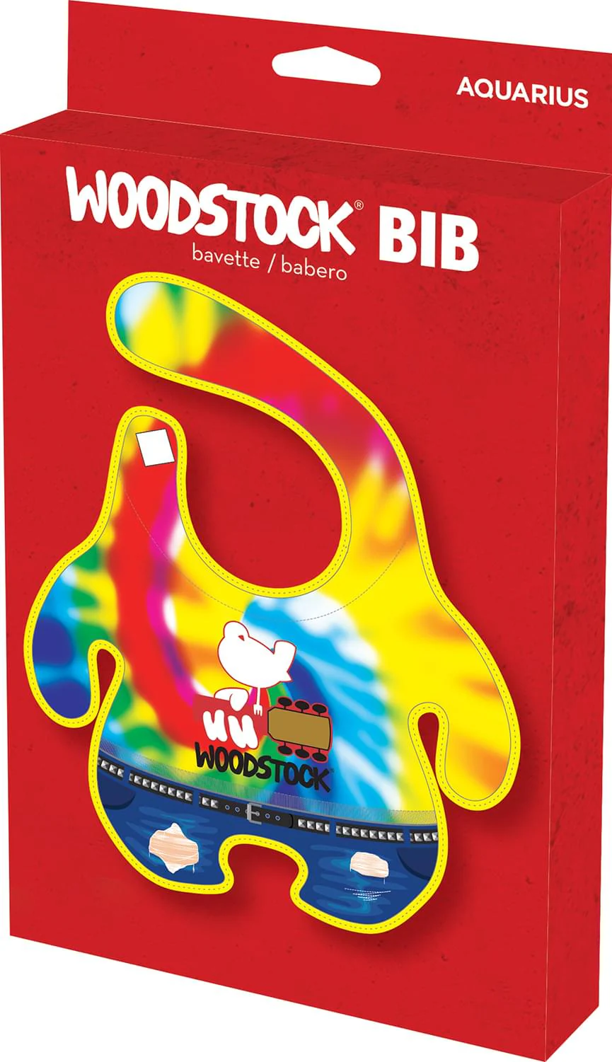 Woodstock Concert Terrycloth Baby Bib - Image 2