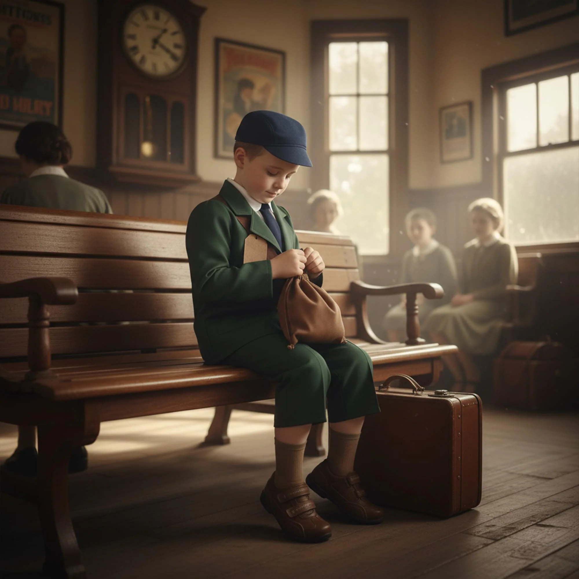 World War Ii Evacuee Boy Child Costume - Image 5